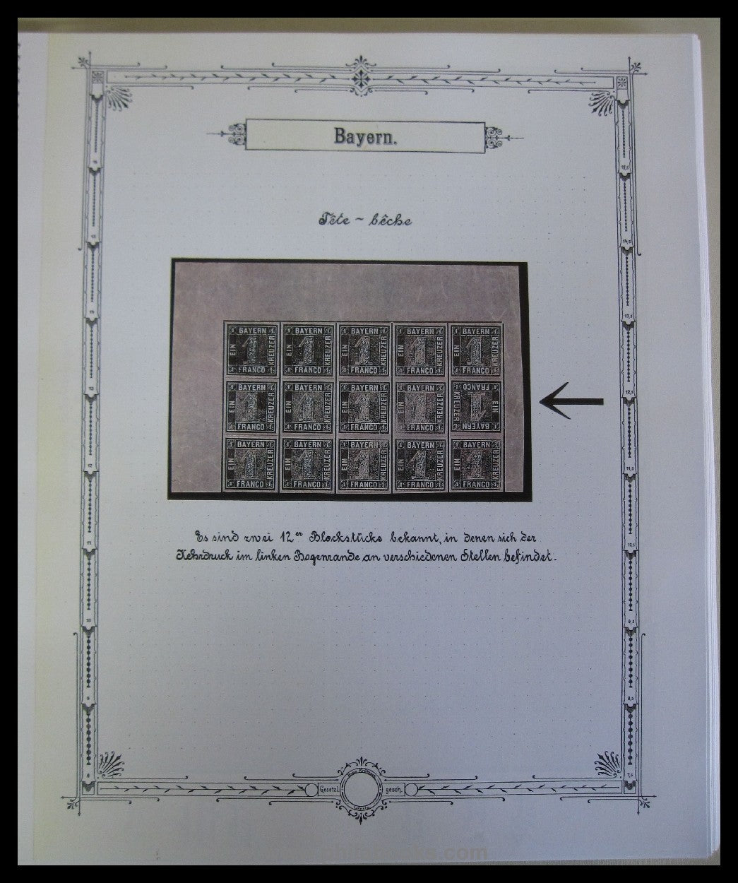 Corinphila Auktionen AG, Collection Johannes S. Elster, 1997, Documents ...