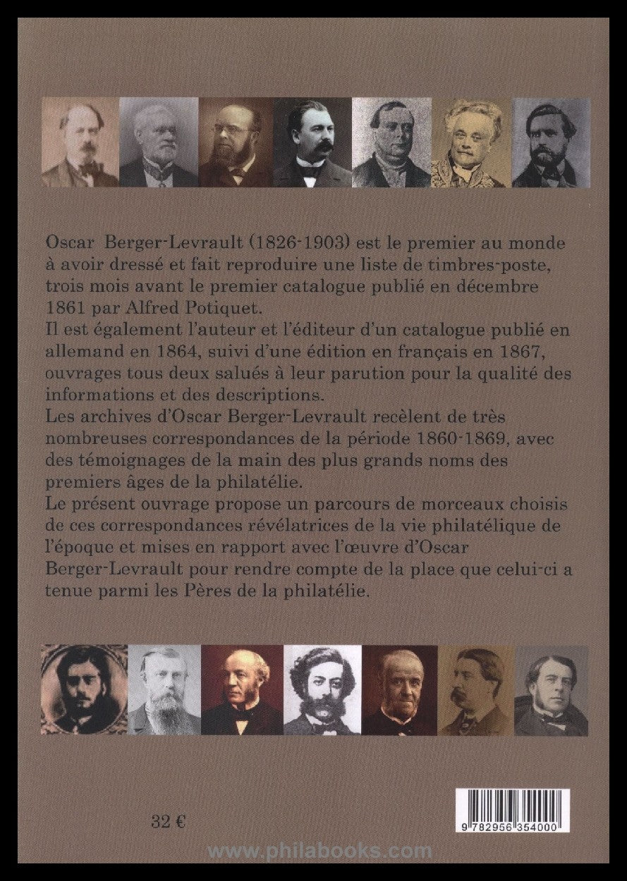 Barbelin, H., À l'aube de la philatélie Oscar Berger Levrault Ouvr ...