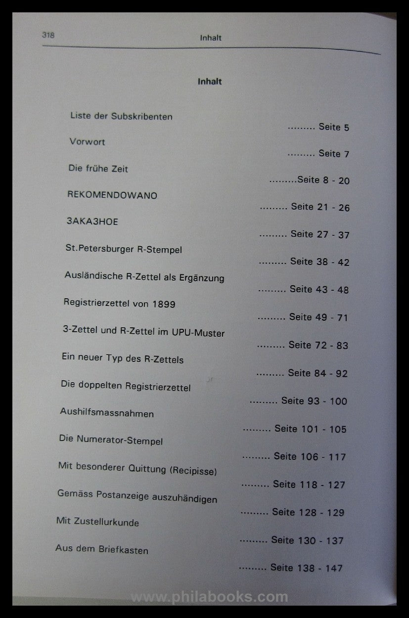 Hofmann, v. H., 3AKA3HOE - Recommended, The registered mail...