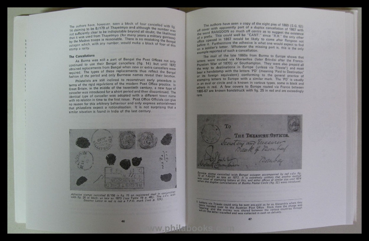 Davis/Martin, Burma - Postal History, Robson Lowe, 1971, 204 S., m ...