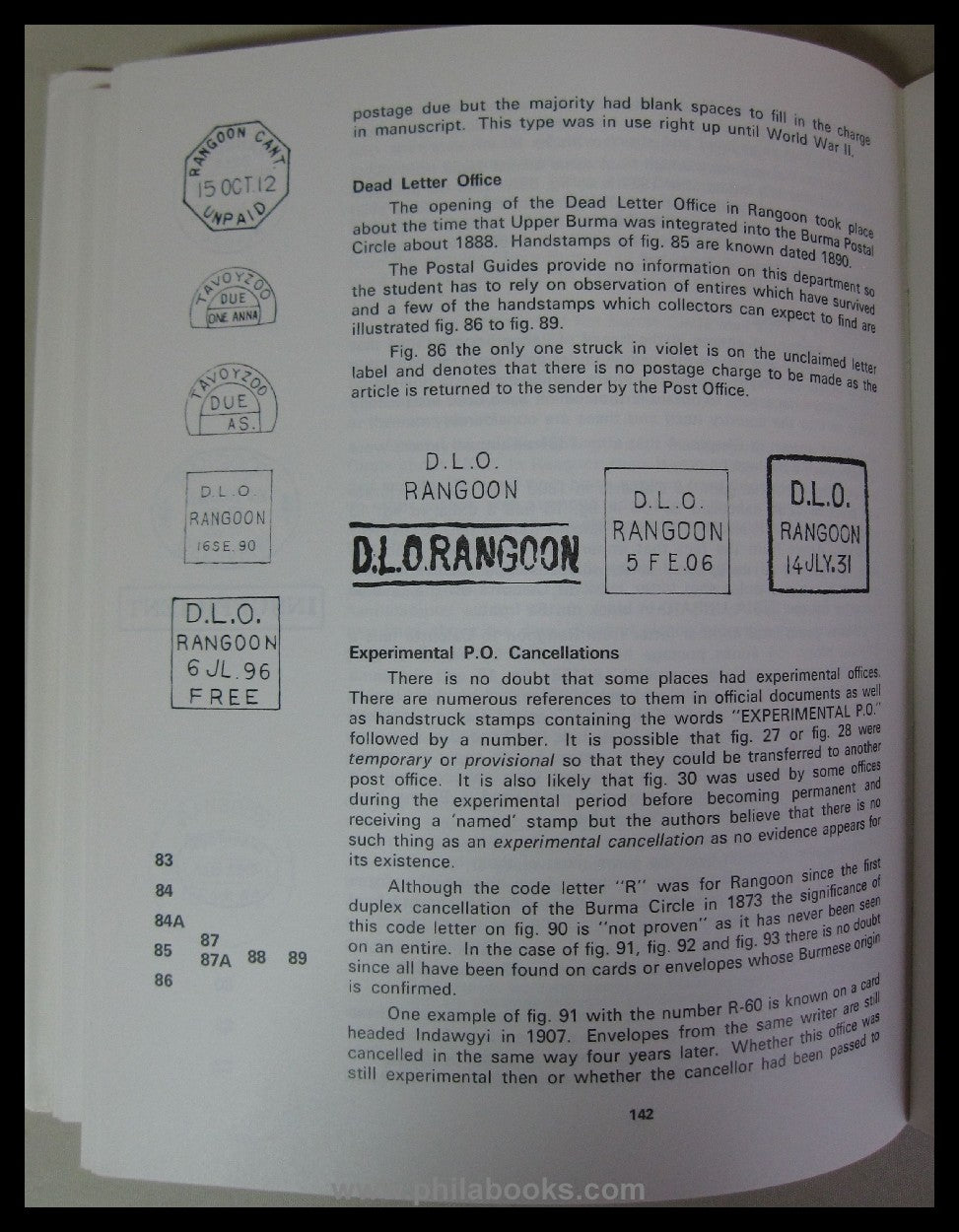 Davis/Martin, Burma - Postal History, Robson Lowe, 1971, 204 S., m ...