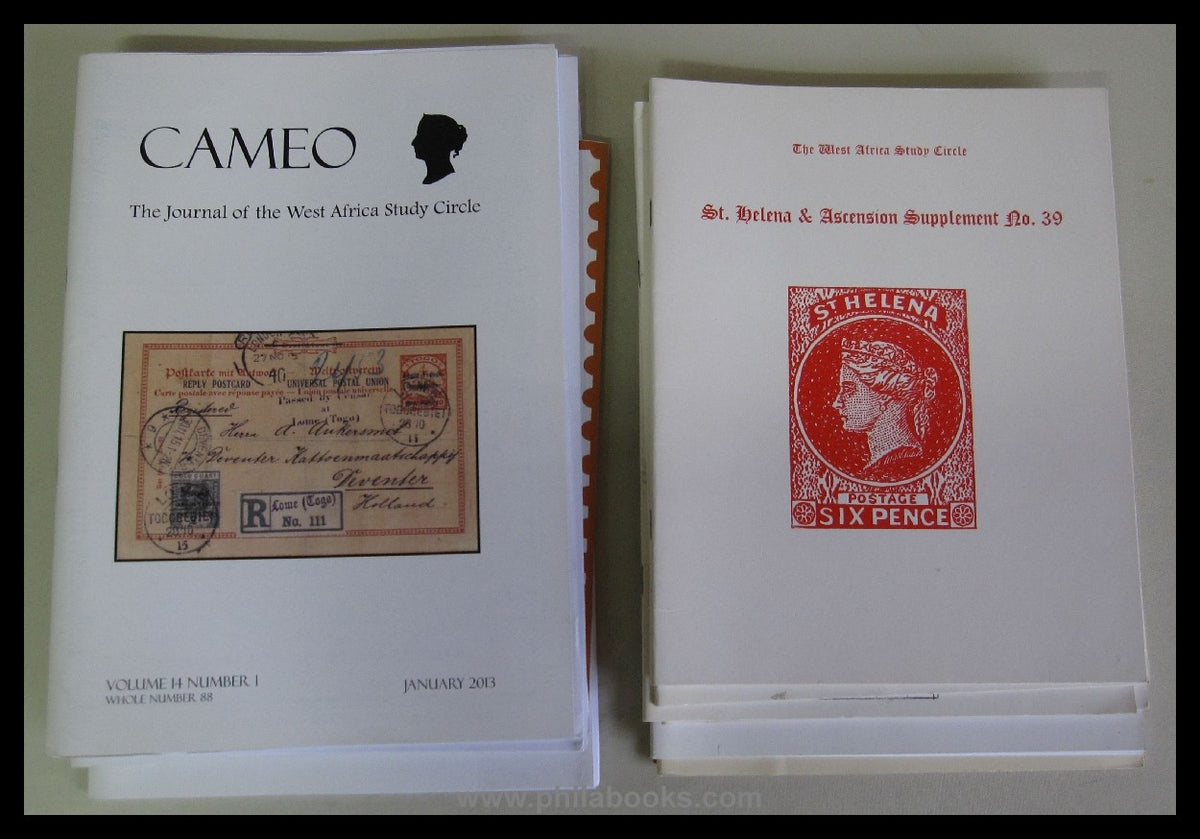 Crown Agents Stamp Bulletin 14 Hefte aus 1961-67, West Africa Stud ...