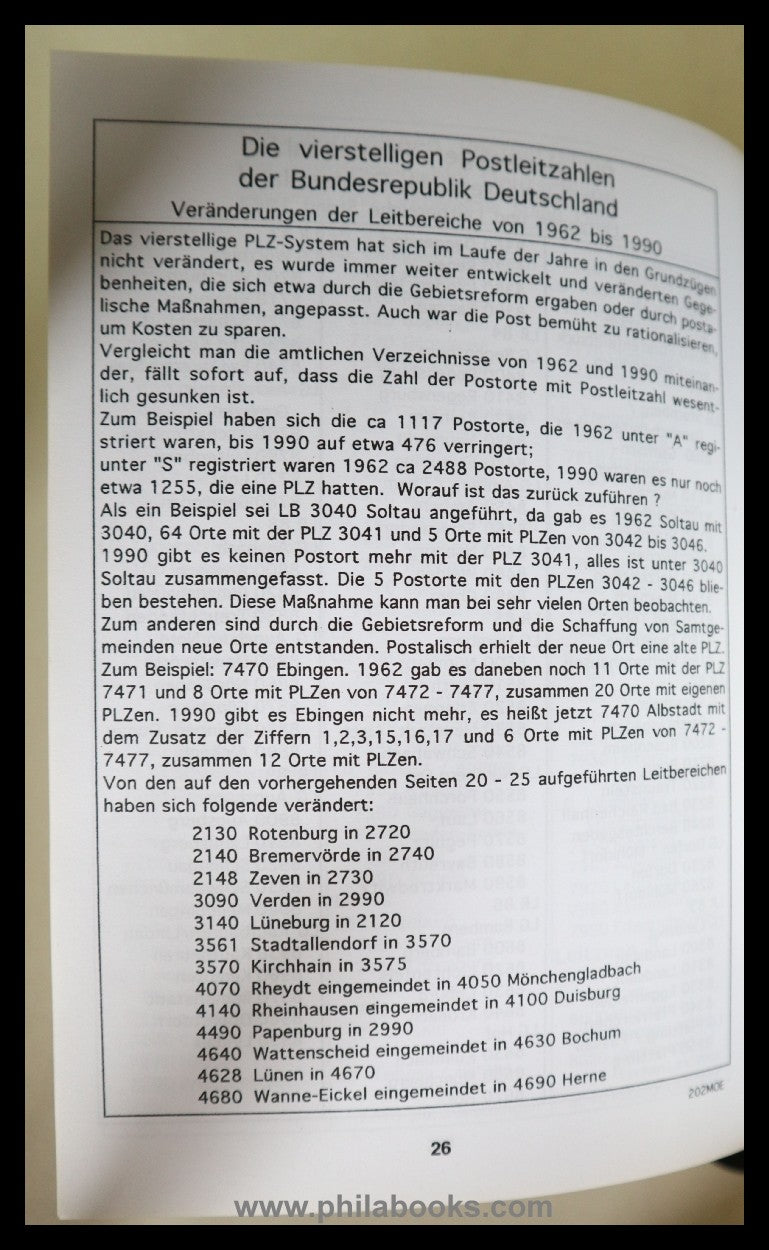 Odenthal, H.: Werbung für Postleitzahlen der Deutschen Postanstalt ...