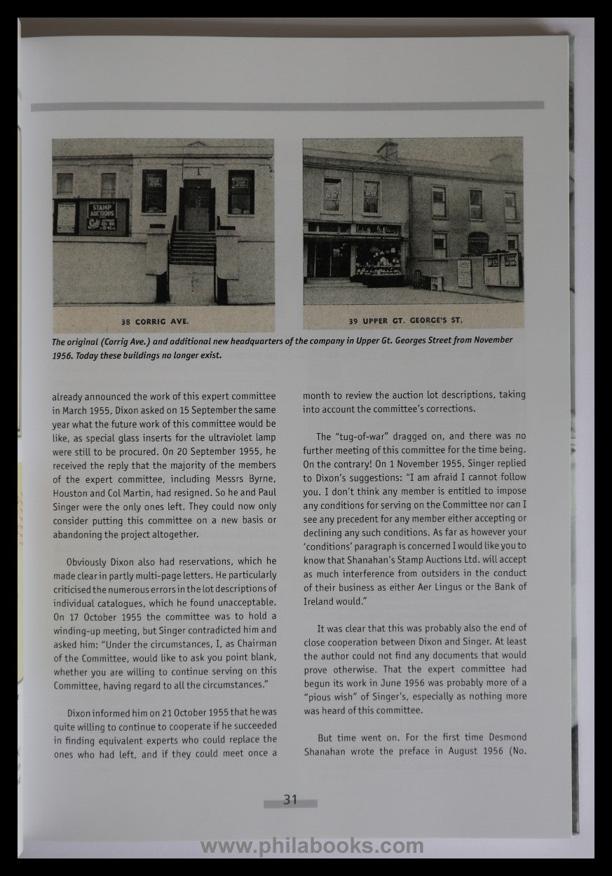 Maassen, W., Dr. Paul Singer & the History of Shanahan Auctions. F ...
