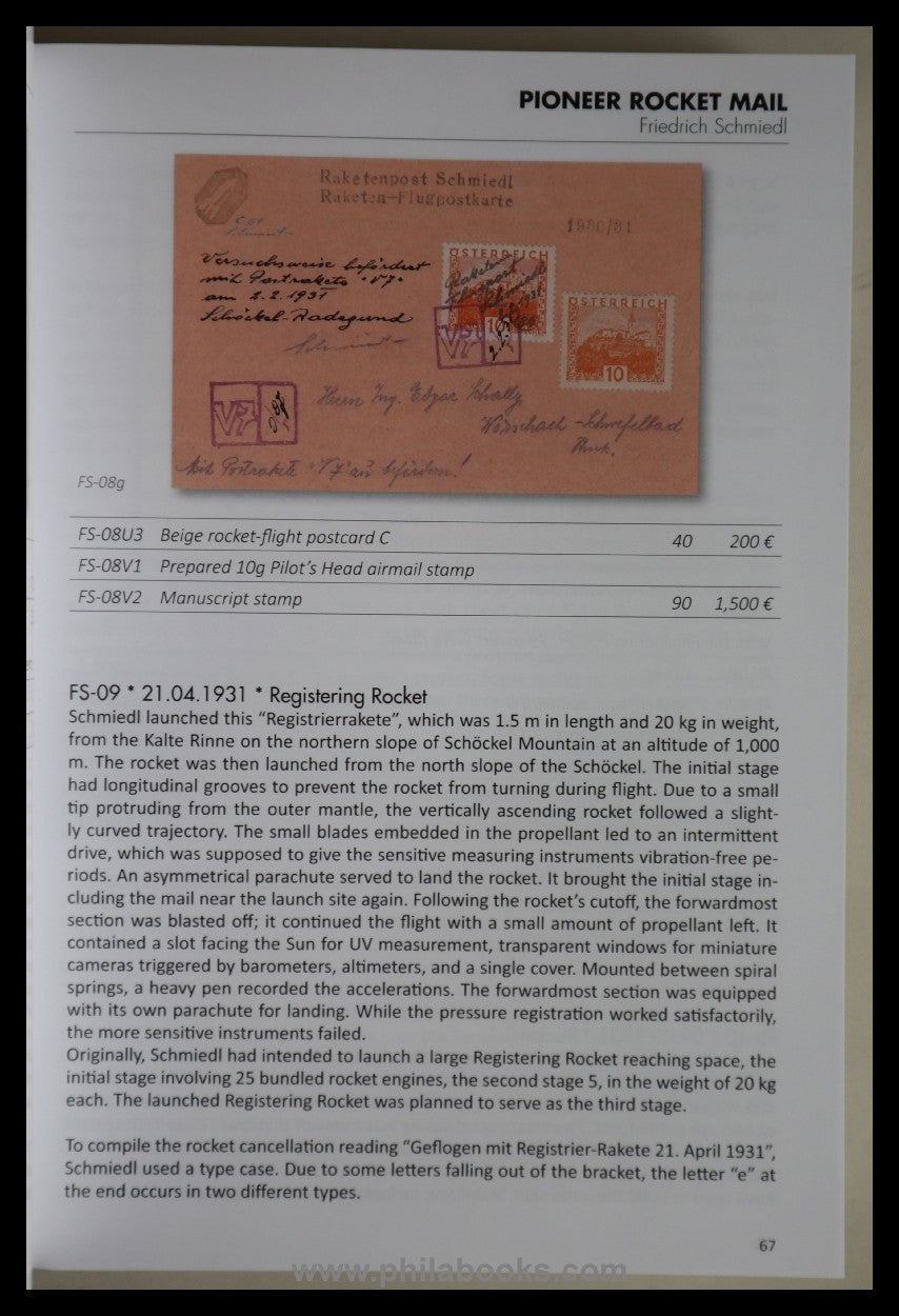 Hopferwieser, W.: Pioneer Rocket Mail & Space Mail, überarbeitetes ...