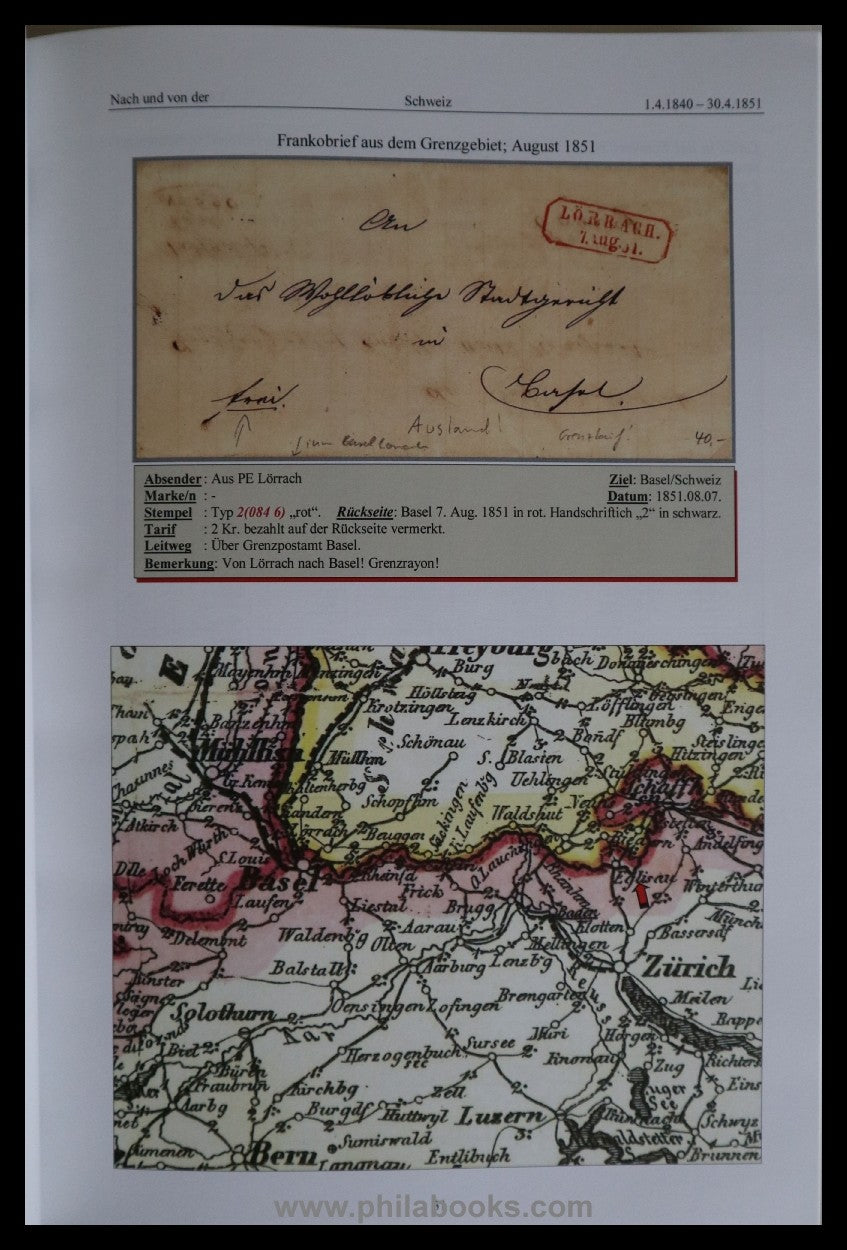 Brack, R., Tarifhandbuch des Großherzogtums Baden für Auslandbrief ...