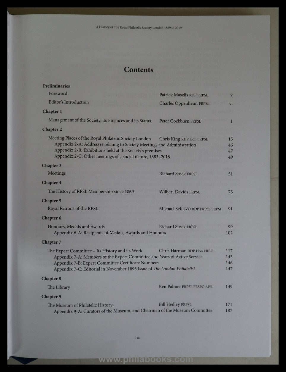 Oppenheim, C. (Hrsg.), A History of the Royal Philatelic Society L ...