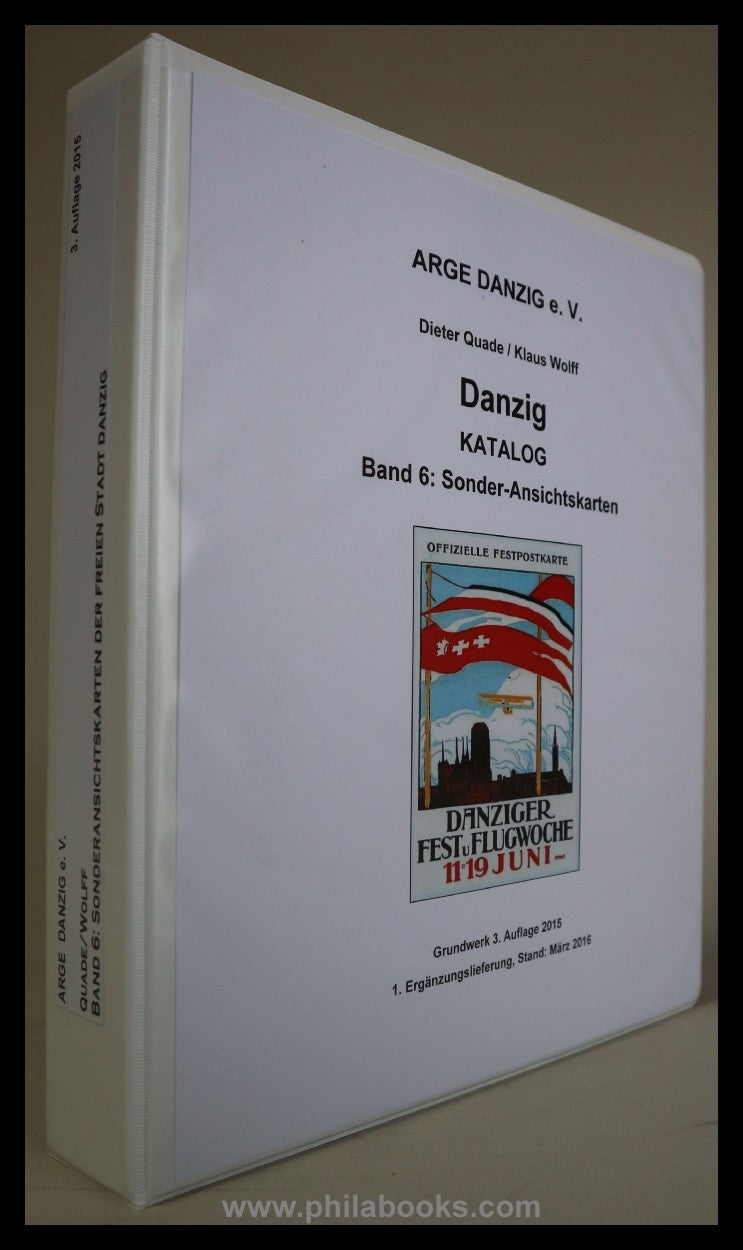 ArGe Danzig/ Klaus Woff/Dieter Quade Danzig Katalog Band 6: Sonder ...