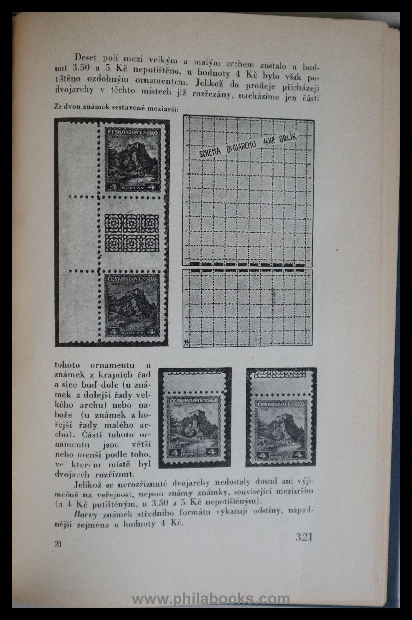 Hirsch/Franek, Ceskoslovenské Známky, Praha, 1935, Handbuch Tschec ...