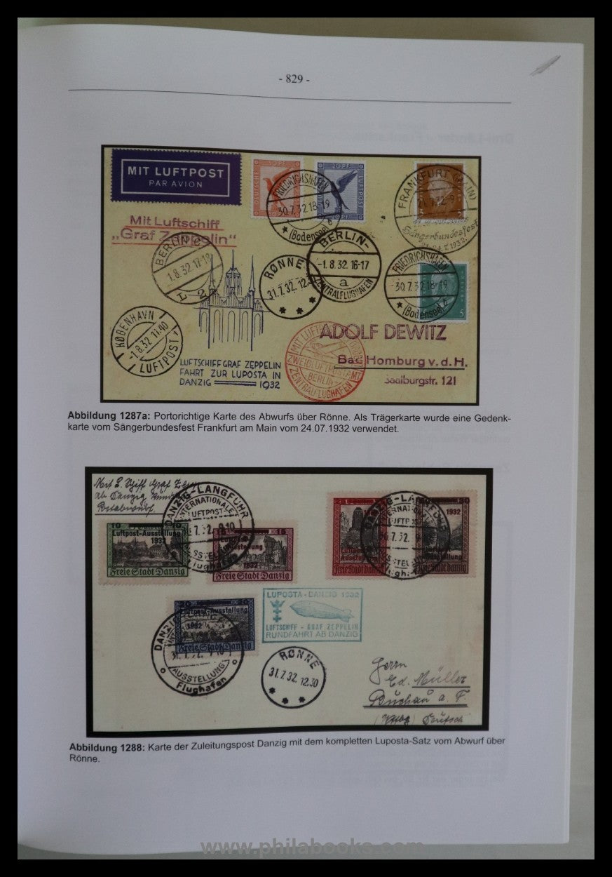 KB Spezial, catalogue for Zeppelin mail from all over the world and train control ...