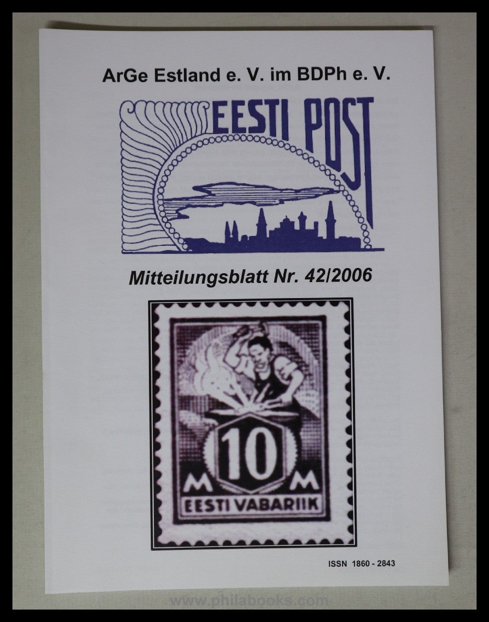 Eesti Post, Mitteilungsblatt der ArGe Estland, hier ein fast kompl ...