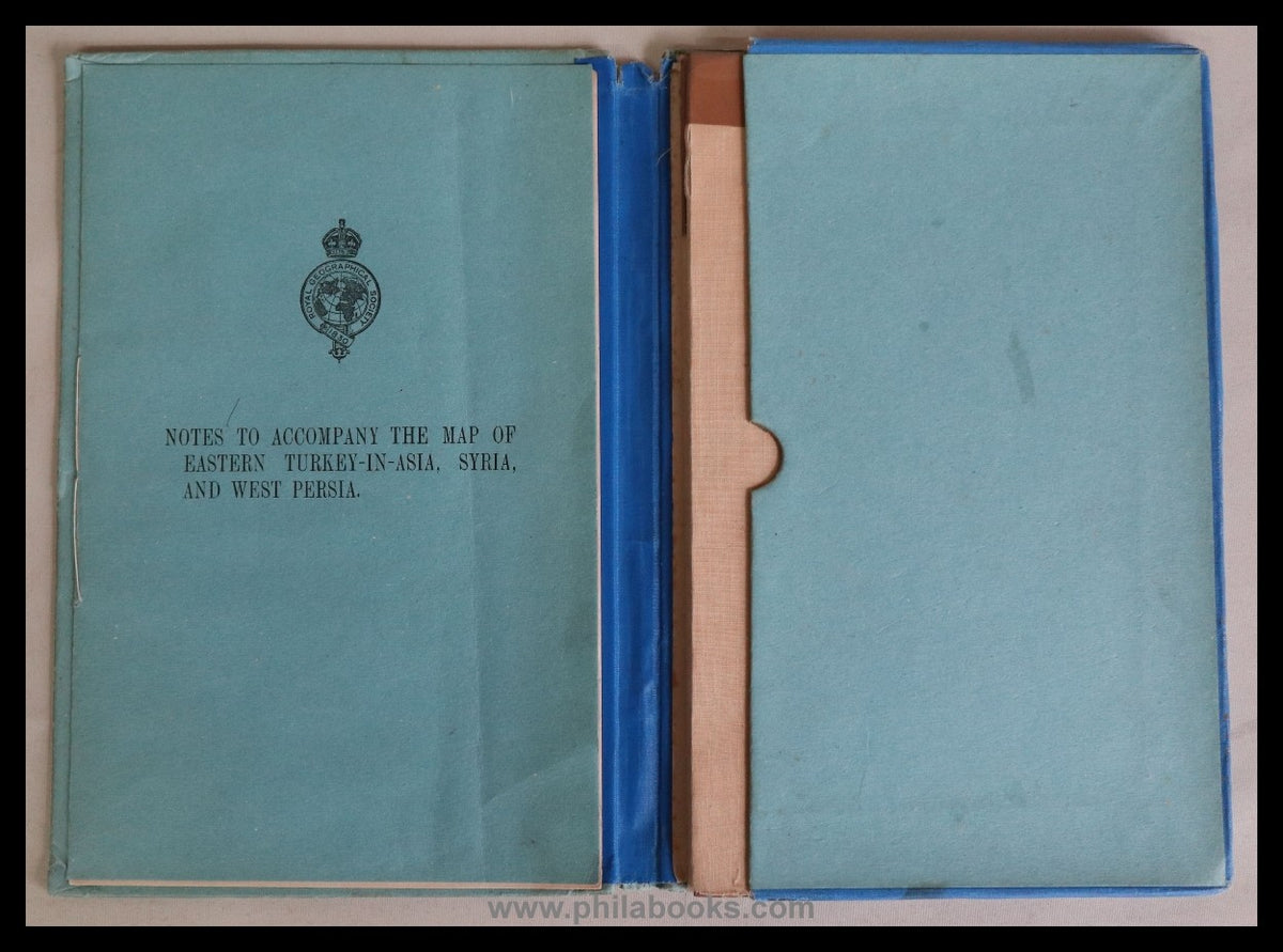 Royal Geographical Society, Notes to accompany the Maps of eastern ...
