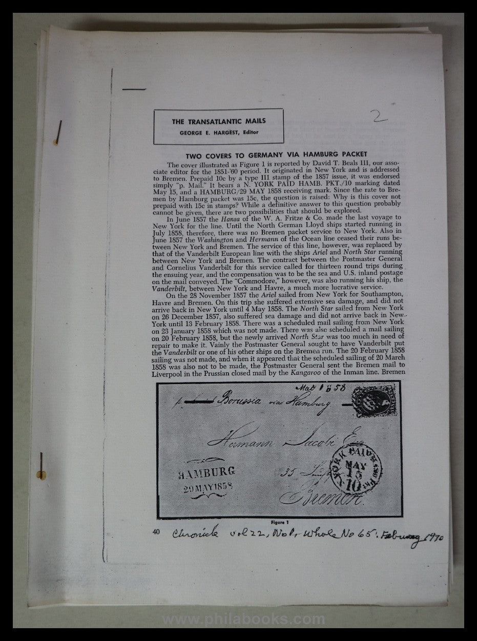 Hargest; George E., hier eine private Sammlung von 35 sauber gehef ...