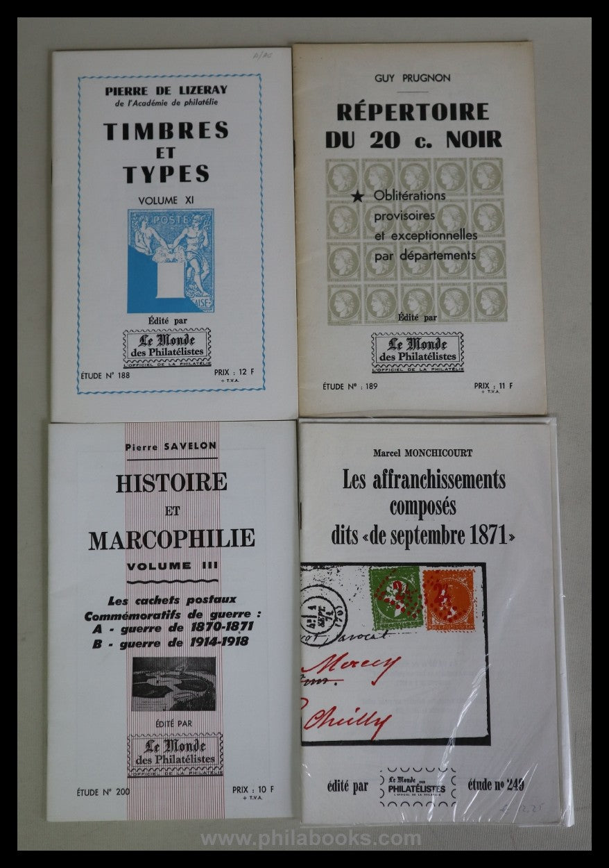 Le Monde des Philatélistes, here a small collection of 11 issues...