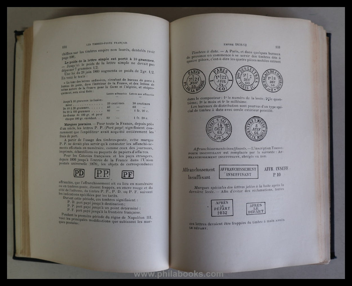 Maury, A., Histoire des Timbres-Poste Francais, Enveloppes, Bandes ...