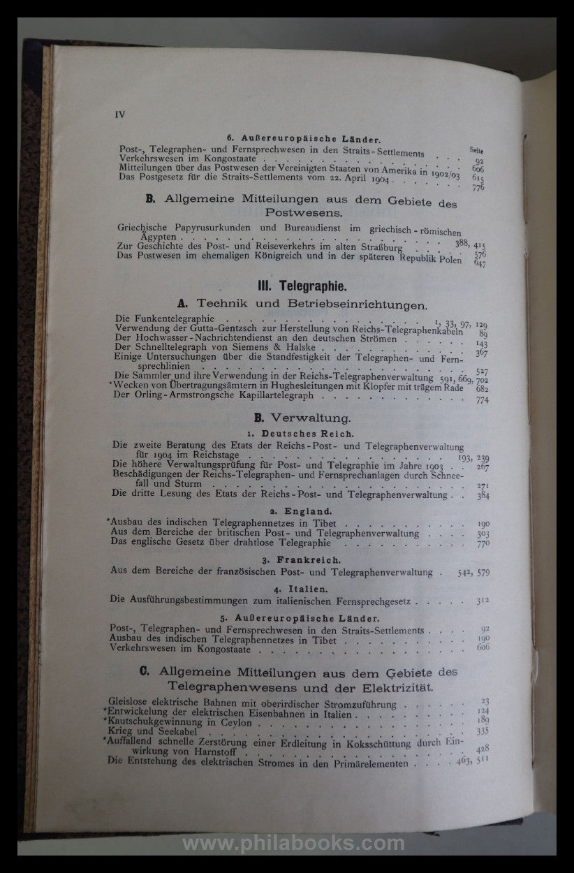 1904, Archiv für Postgeschichte und Telegraphie, Beihefte zum Amts ...