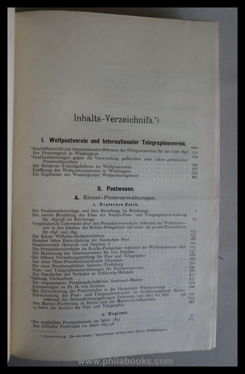 1897, Archiv für Postgeschichte und Telegraphie, Beihefte zum Amts ...