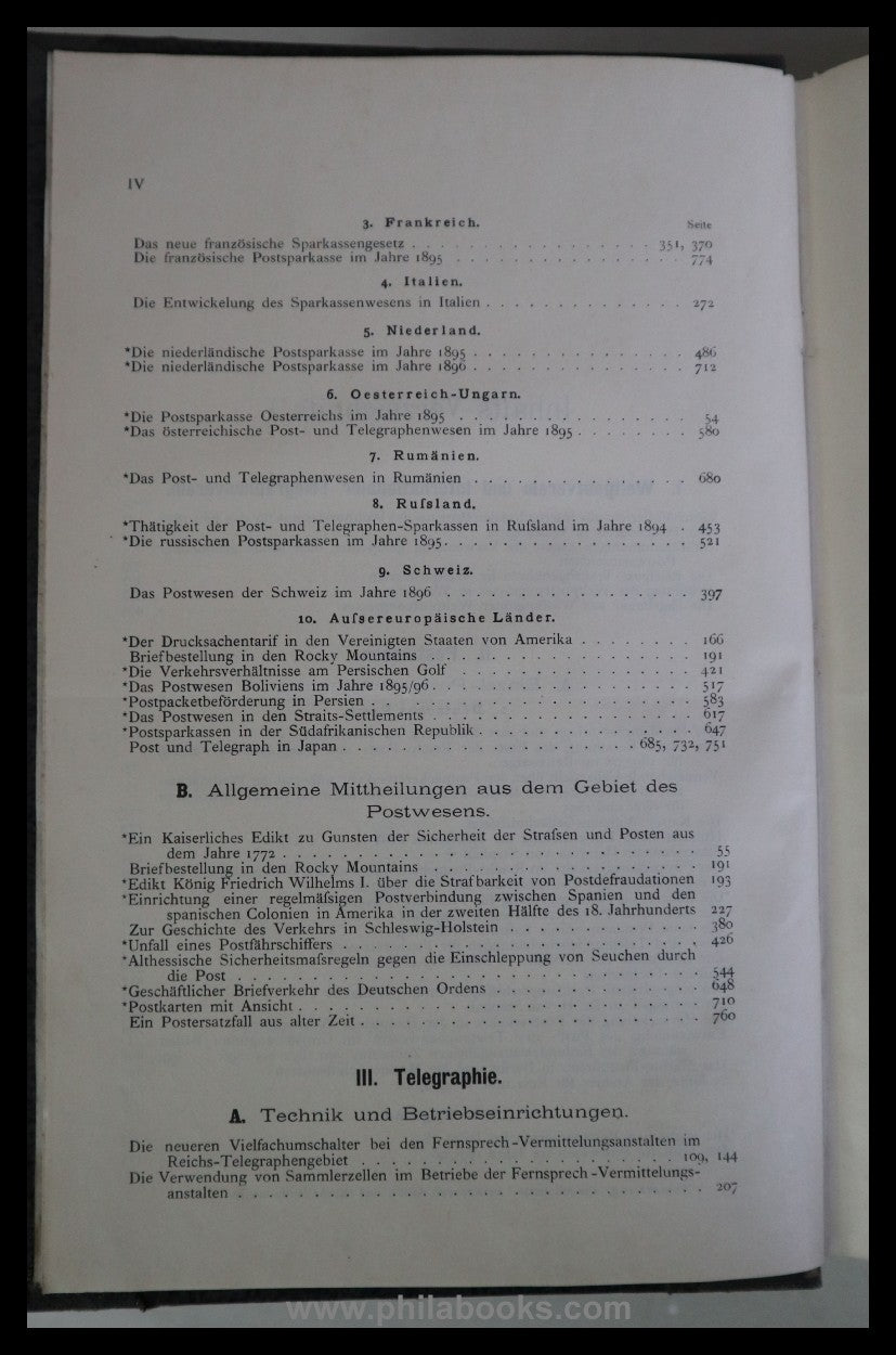 1897, Archiv für Postgeschichte und Telegraphie, Beihefte zum Amts ...