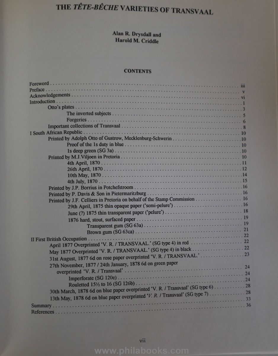 Criddle, H. M./Drysdall, A. R.: The Tete-Beche Varieties of Transv ...