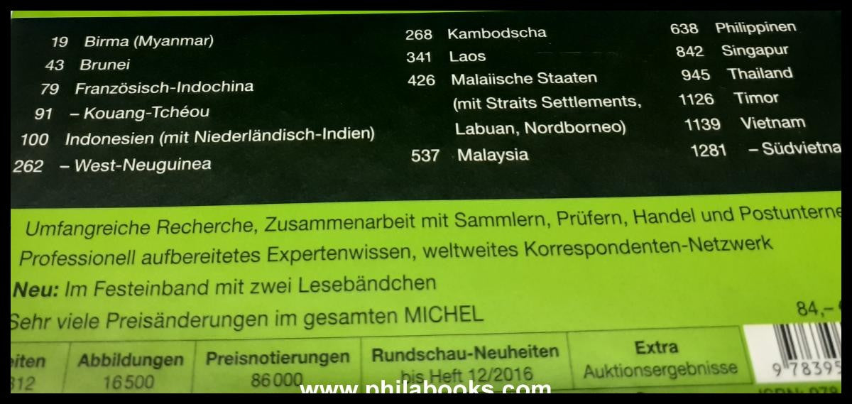 Michel, Südostasien, 40. letzte Auflage, 2016, darin u.a. Burma, I ...