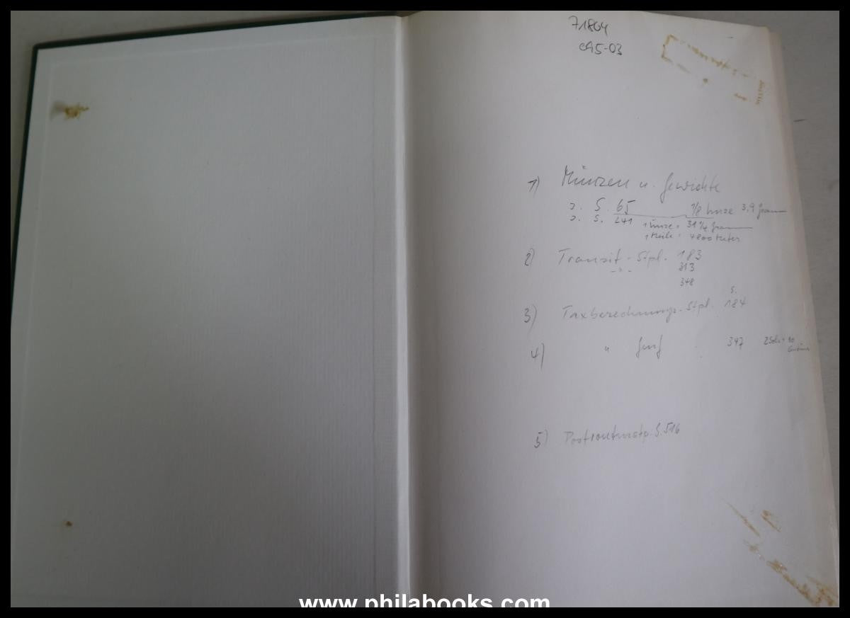 Winkler, J.J., Handbuch der Schweizer Vorphilatelie 1695-1850, das ...