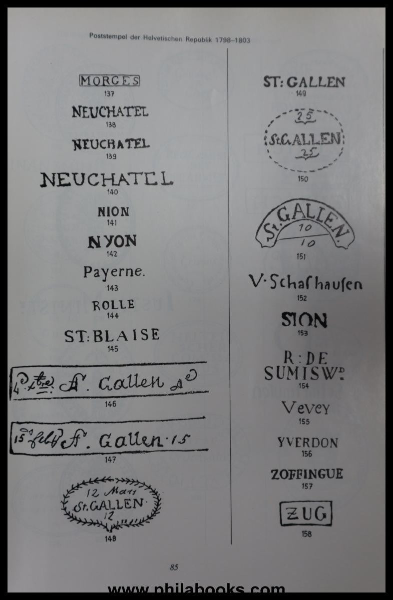 Winkler, J.J., Handbuch der Schweizer Vorphilatelie 1695-1850, das ...
