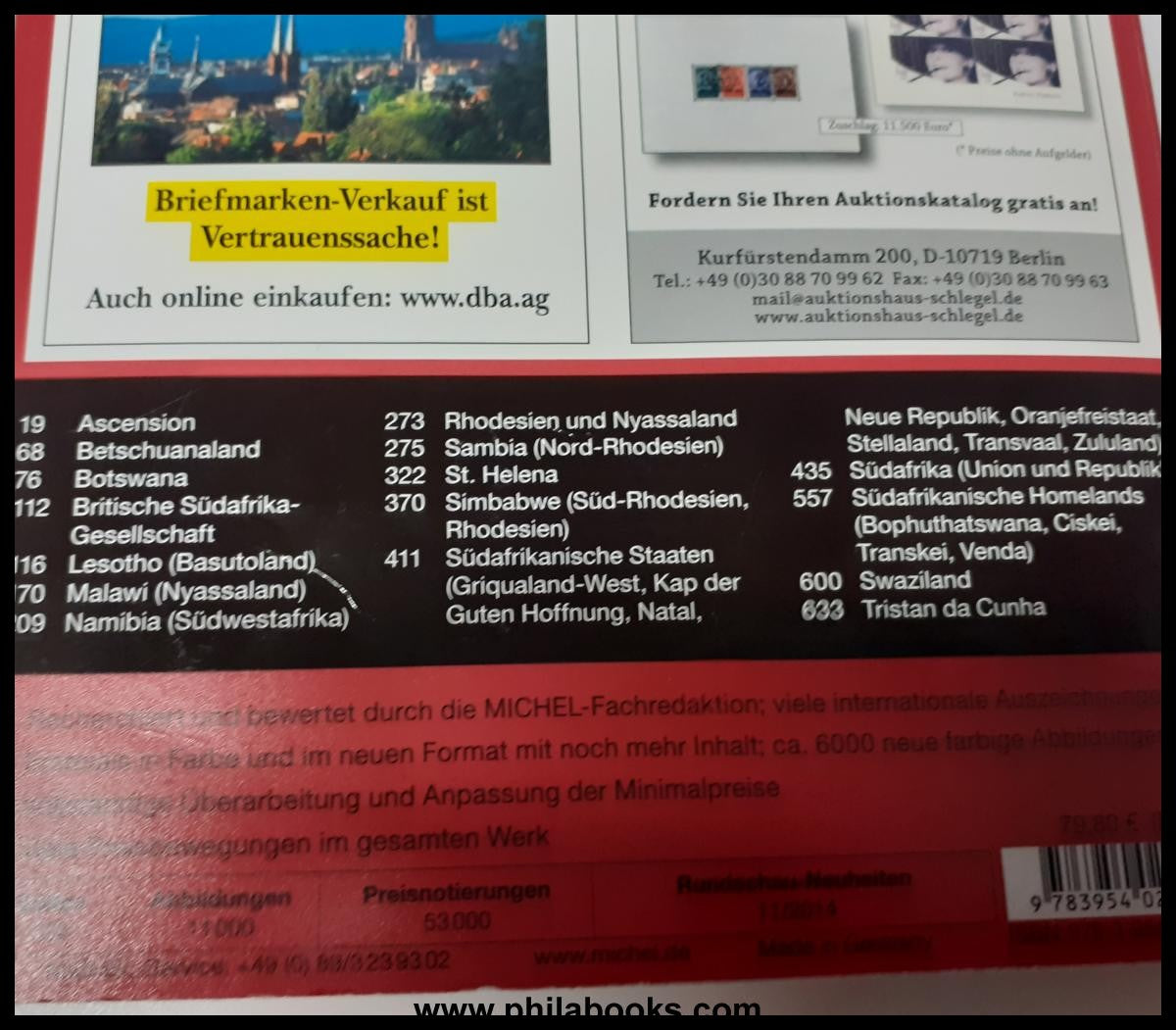 Michel, Südafrika 2014/15, Farbe, 697 S., NP EUR 79,80 gut erhalte ...