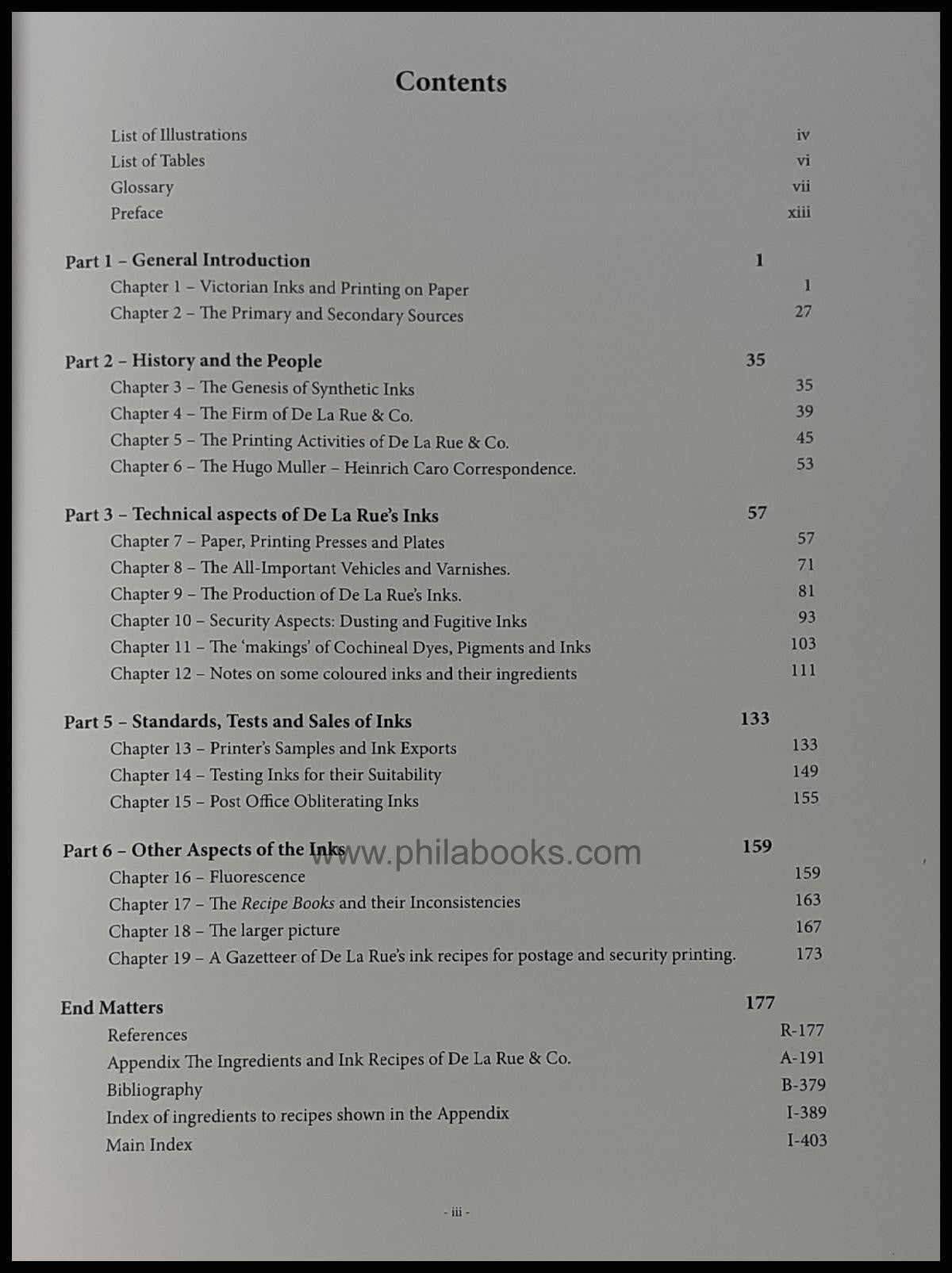 Young, P., The Inks of De La Rue & Co.
and their introduction of  ...