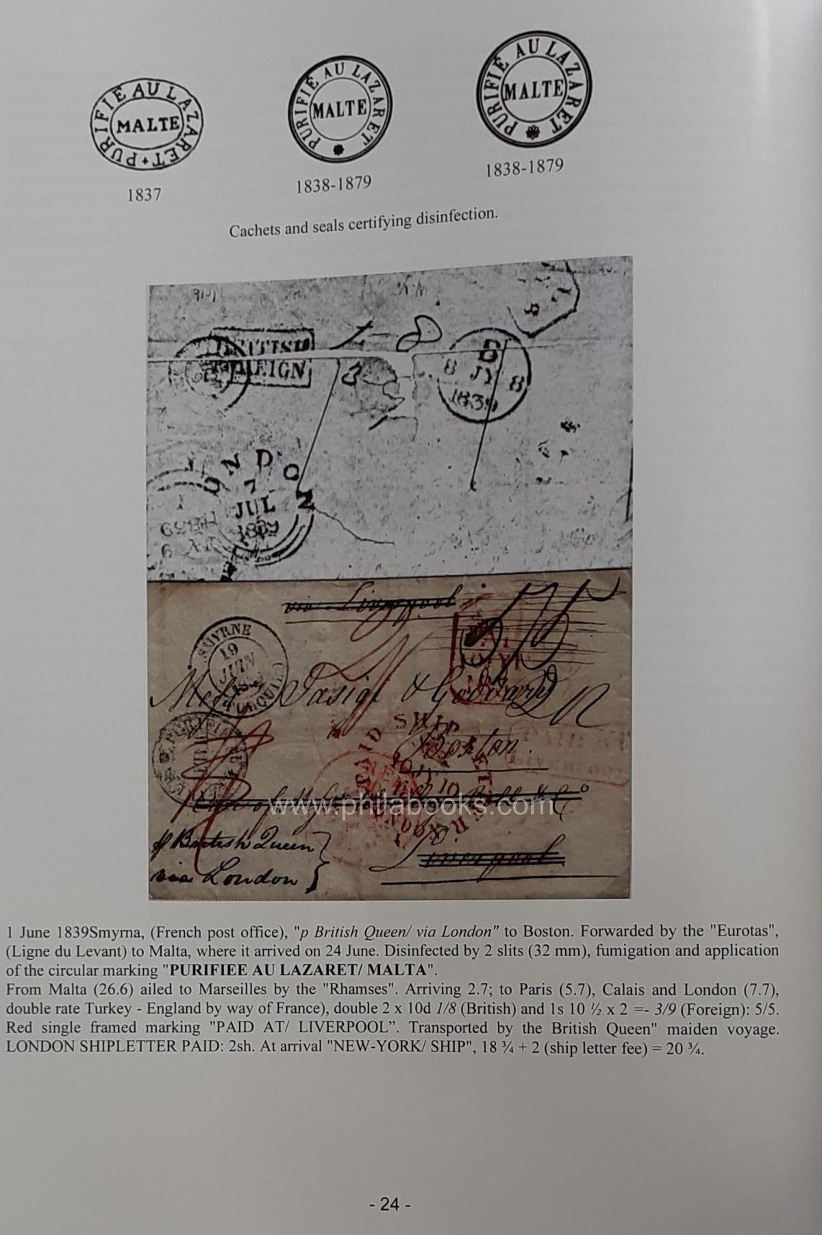 Van der Linden, James: Disinfection of the Mail in the Mediterrane ...