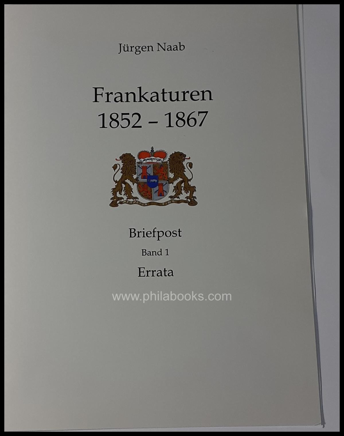 Naab, Jürgen: Franking Letters Thurn and Taxis, Volume 2: Correction ...
