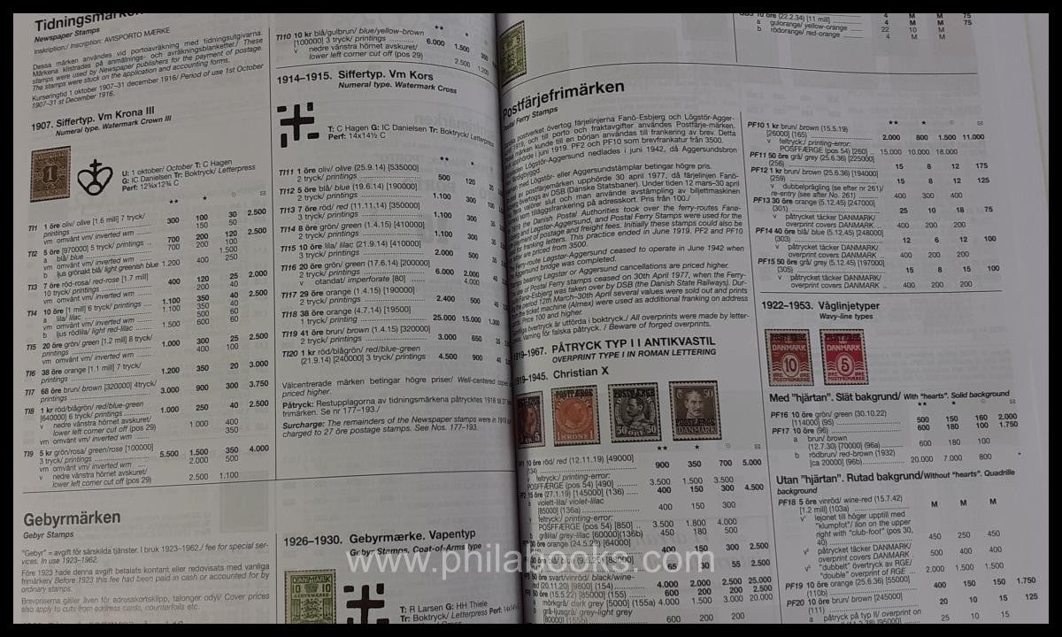 Facit Classic 2022, 2021, enthält alle skandinavischen Marken bis  ...