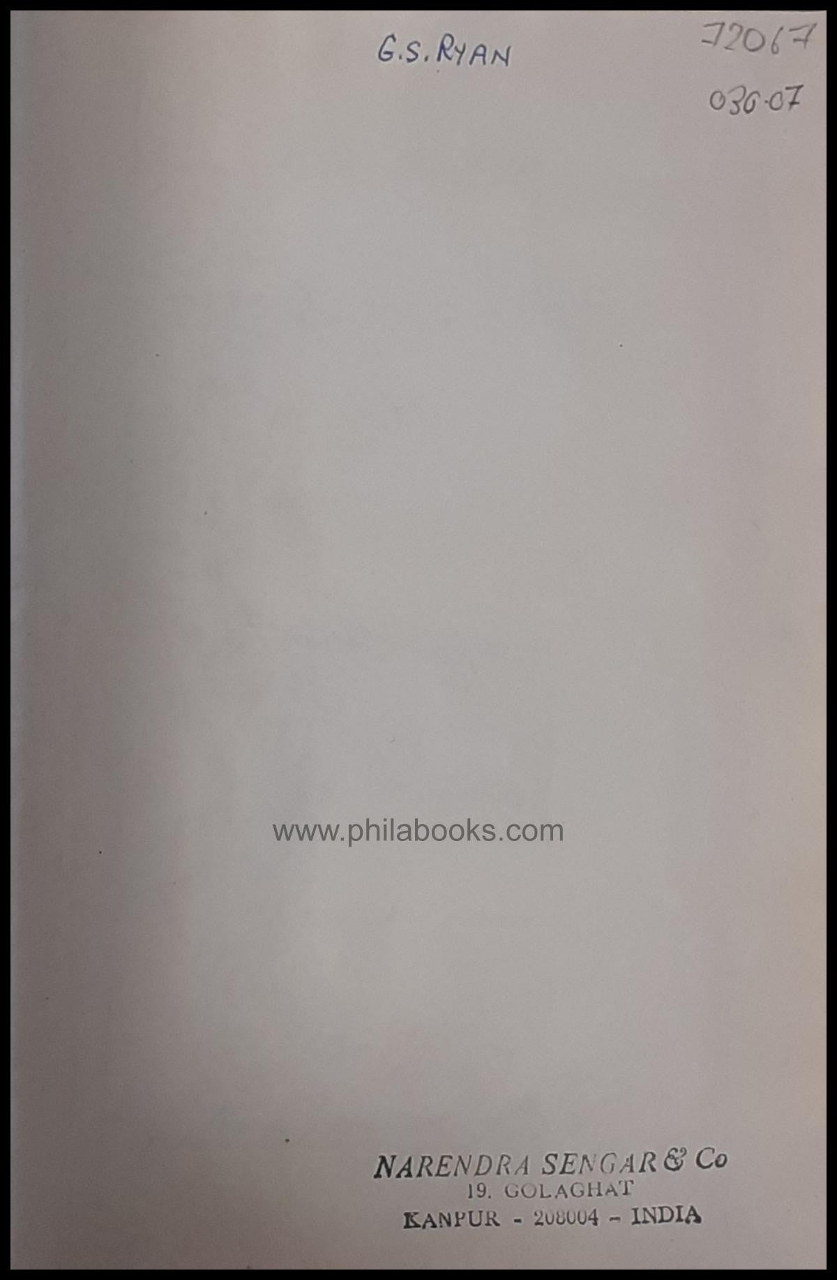 Government of India Press, Memoranda on The Indian States, 1938, G ...