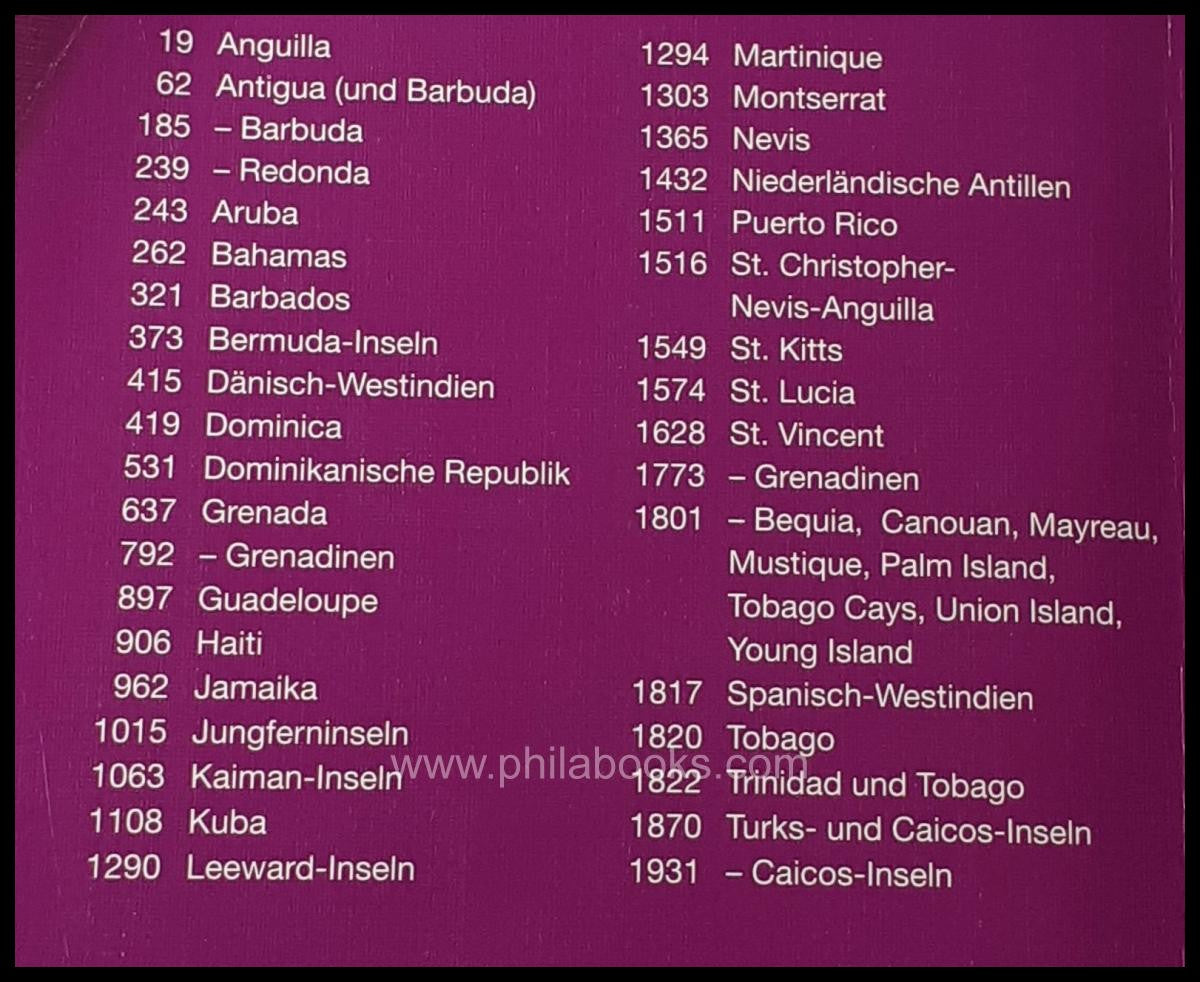 Michel-Übersee-Katalog, Karibische Inseln 2008-2009, 2008, 1947 S. ...