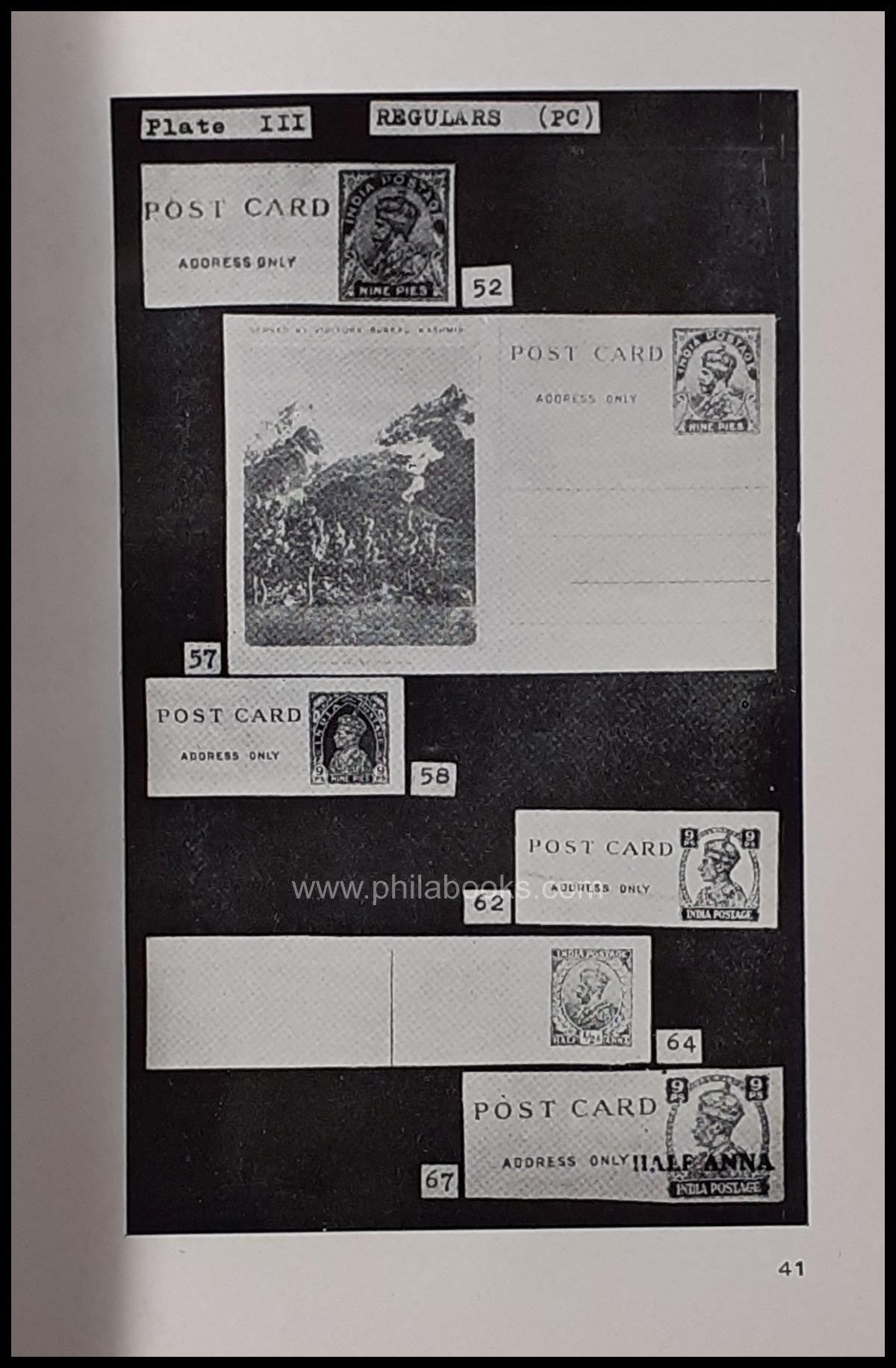 Jhingan M., Post Card Catalogue India and Indian States 1879-1979, ...