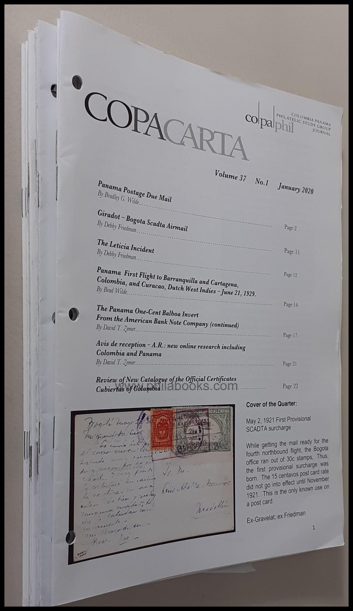 Copacarta, Journal des Copaphil/Colombia Panama Philatelic Study C ...