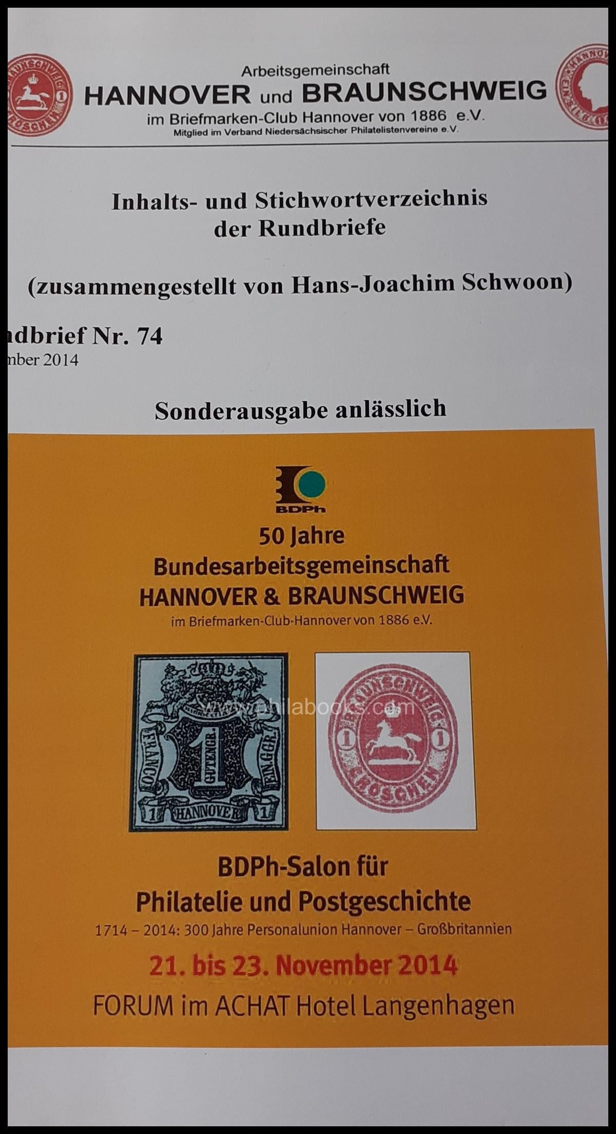 Arge Hannover, hier die Rundbriefe Nr 44-82 aus Dezember 1996 bis  ...
