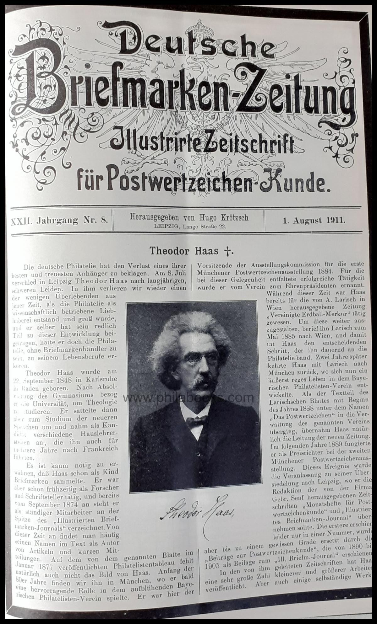 Deutsche Briefmarken-Zeitung, Illustrierte Zeitschrift für Postwer ...