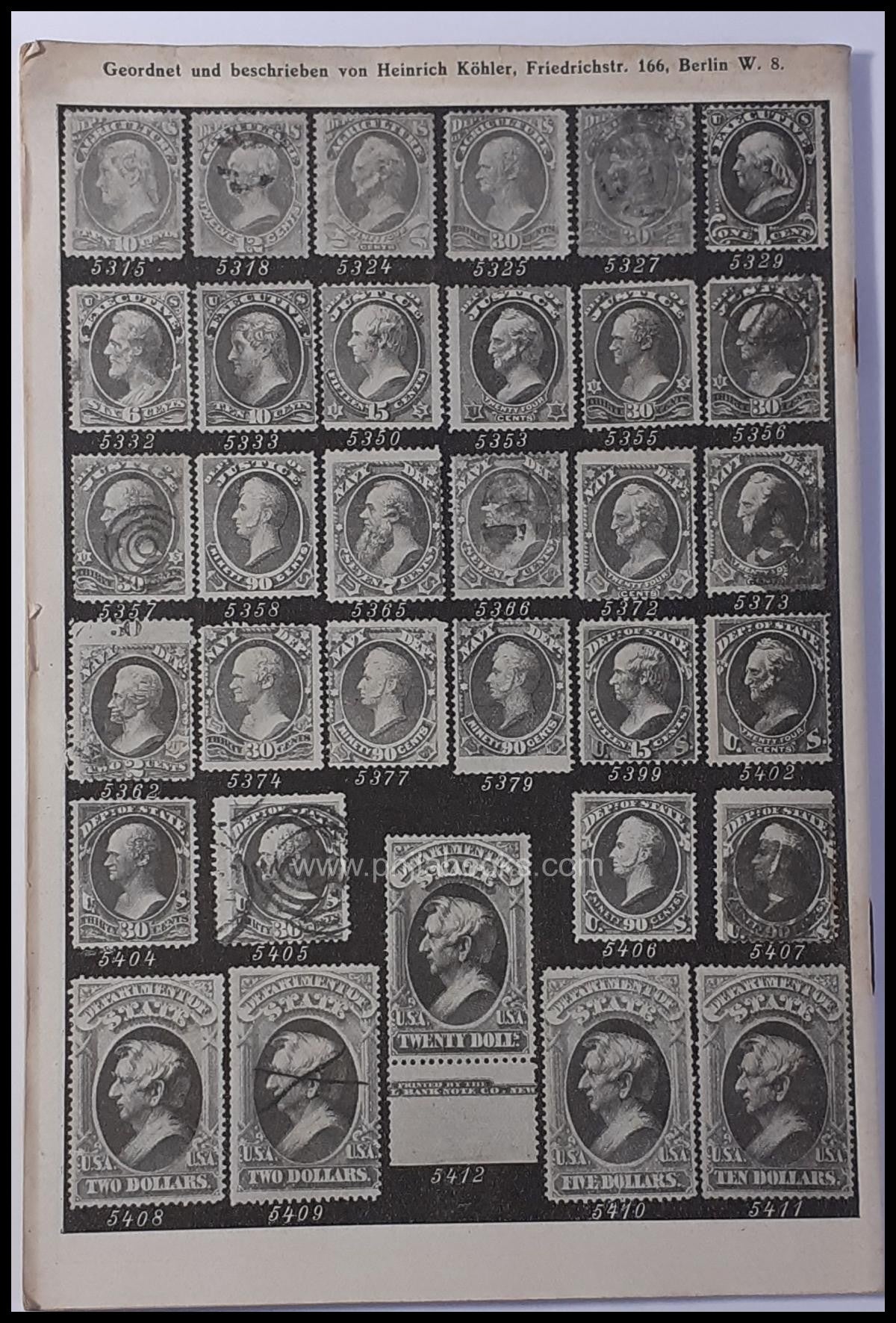 HeinrichKöhler, Auktion 027, 1922-03