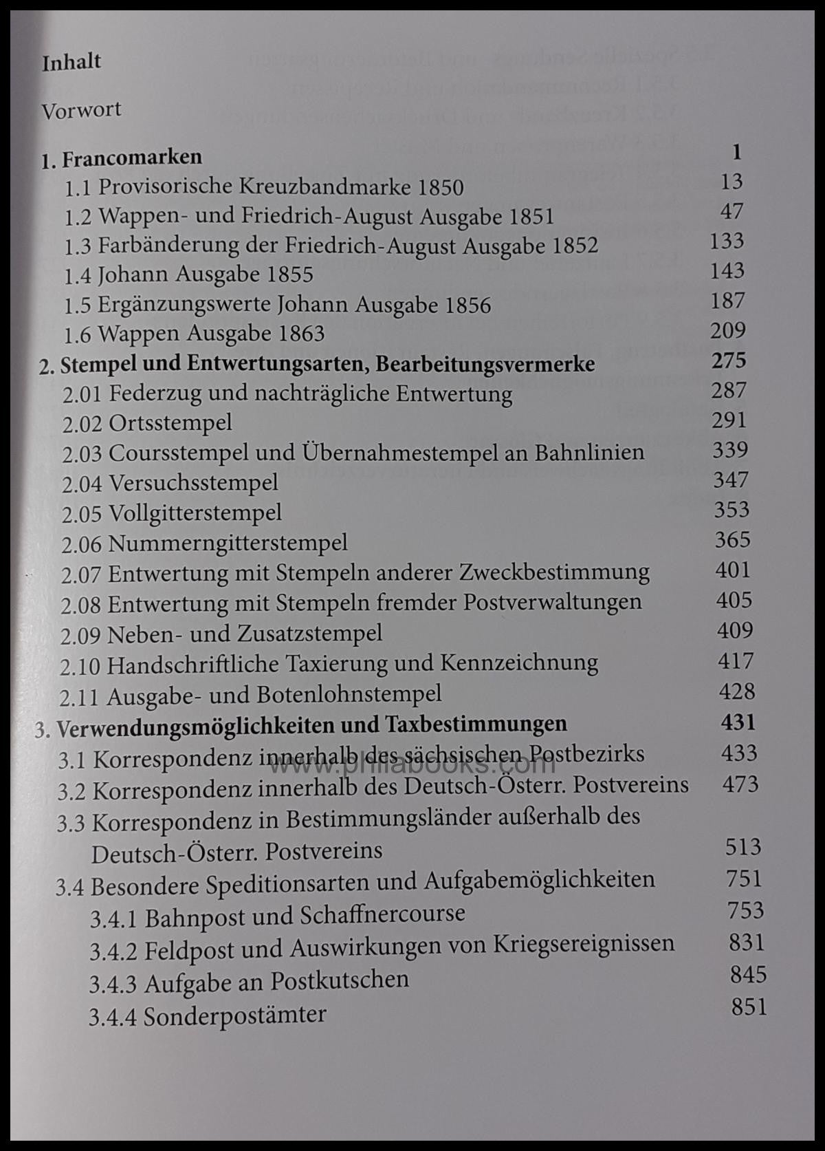 Herbst, Jürgen: Handbuch der sächsischen Francomarken sowie deren Entwertungen