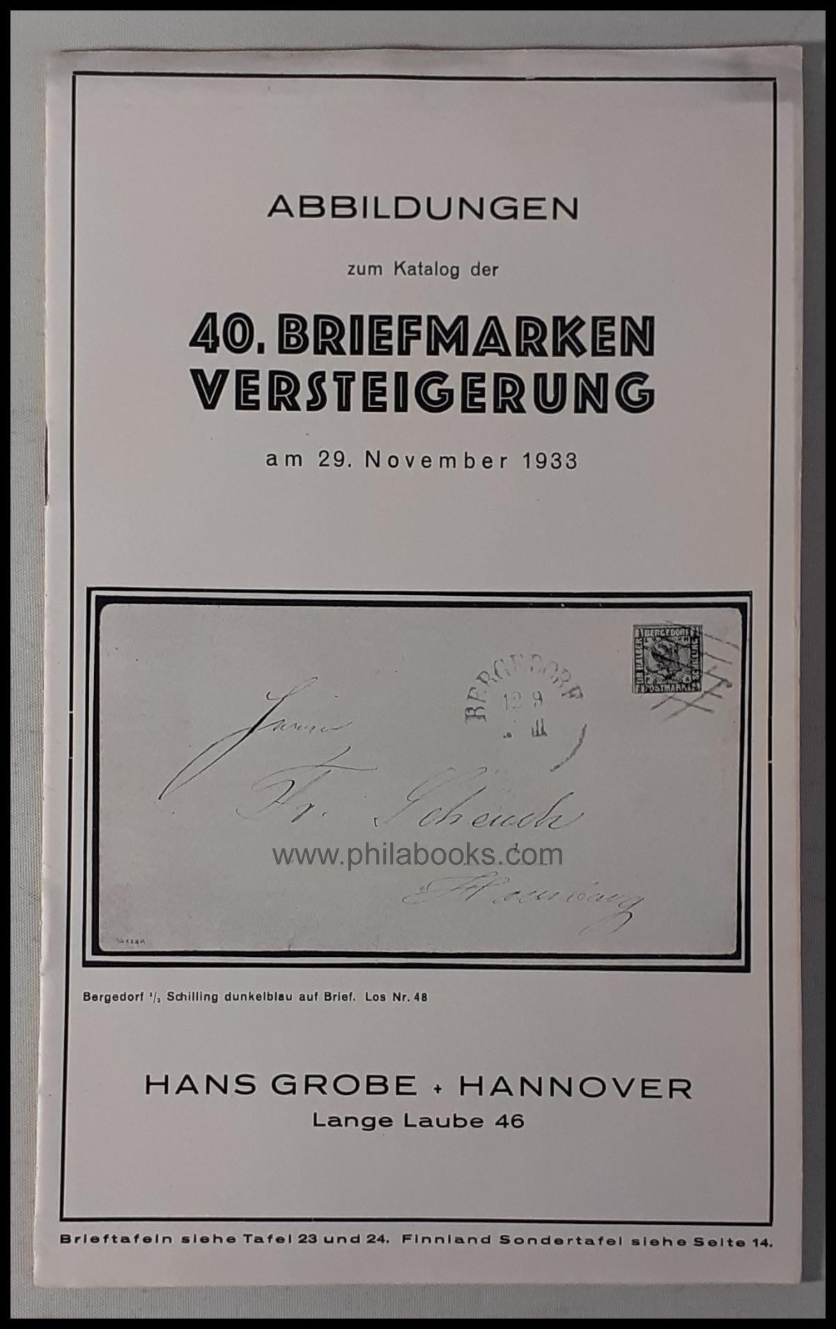 Grobe, Auktion 040, 1933-11