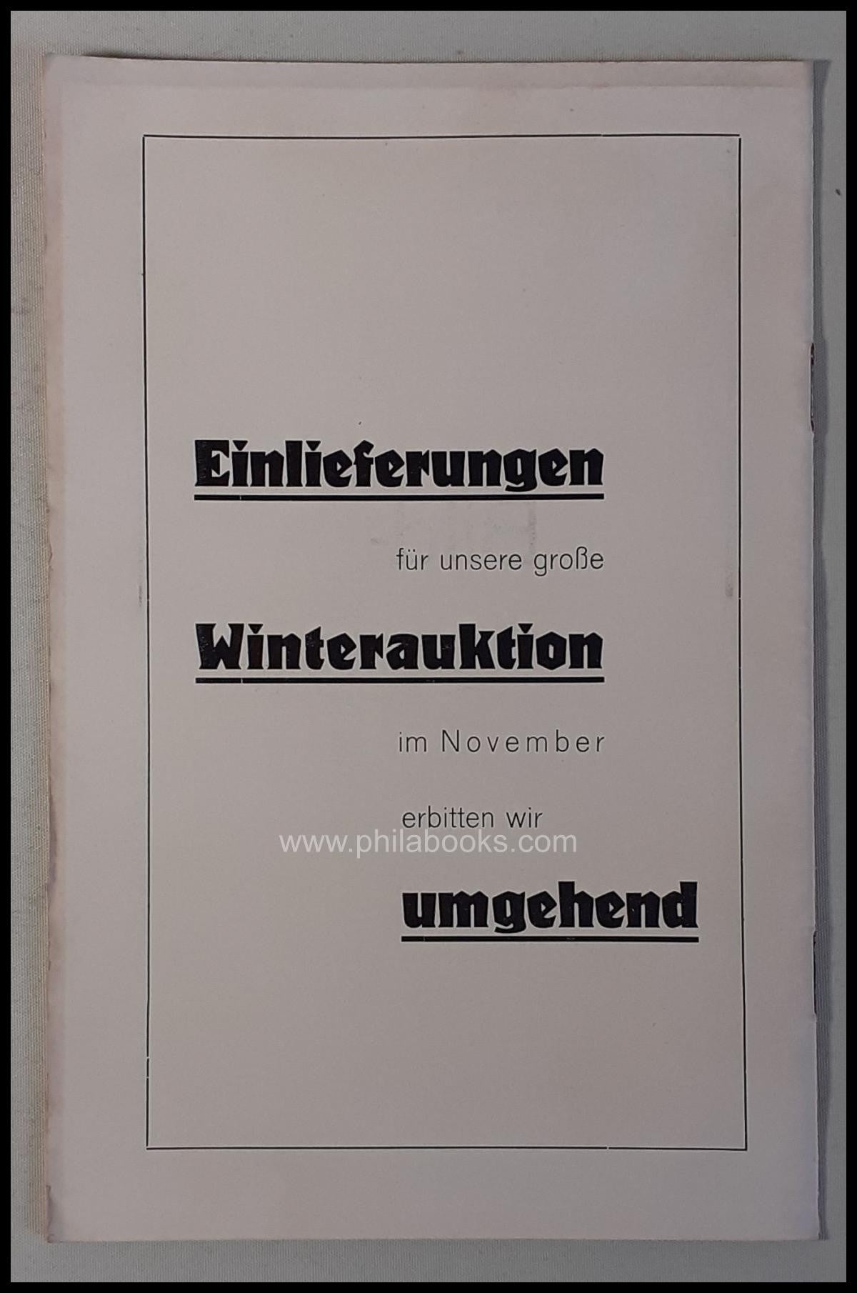 Mohrmann-München, Auktion 020, 1933-10