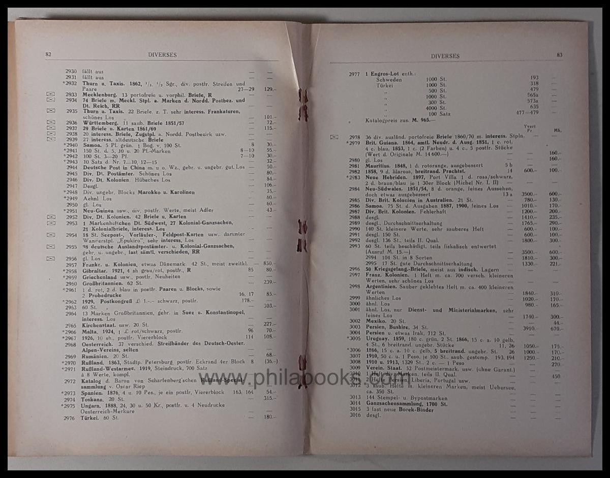 Mohrmann-München, Auktion 022, 1934-02