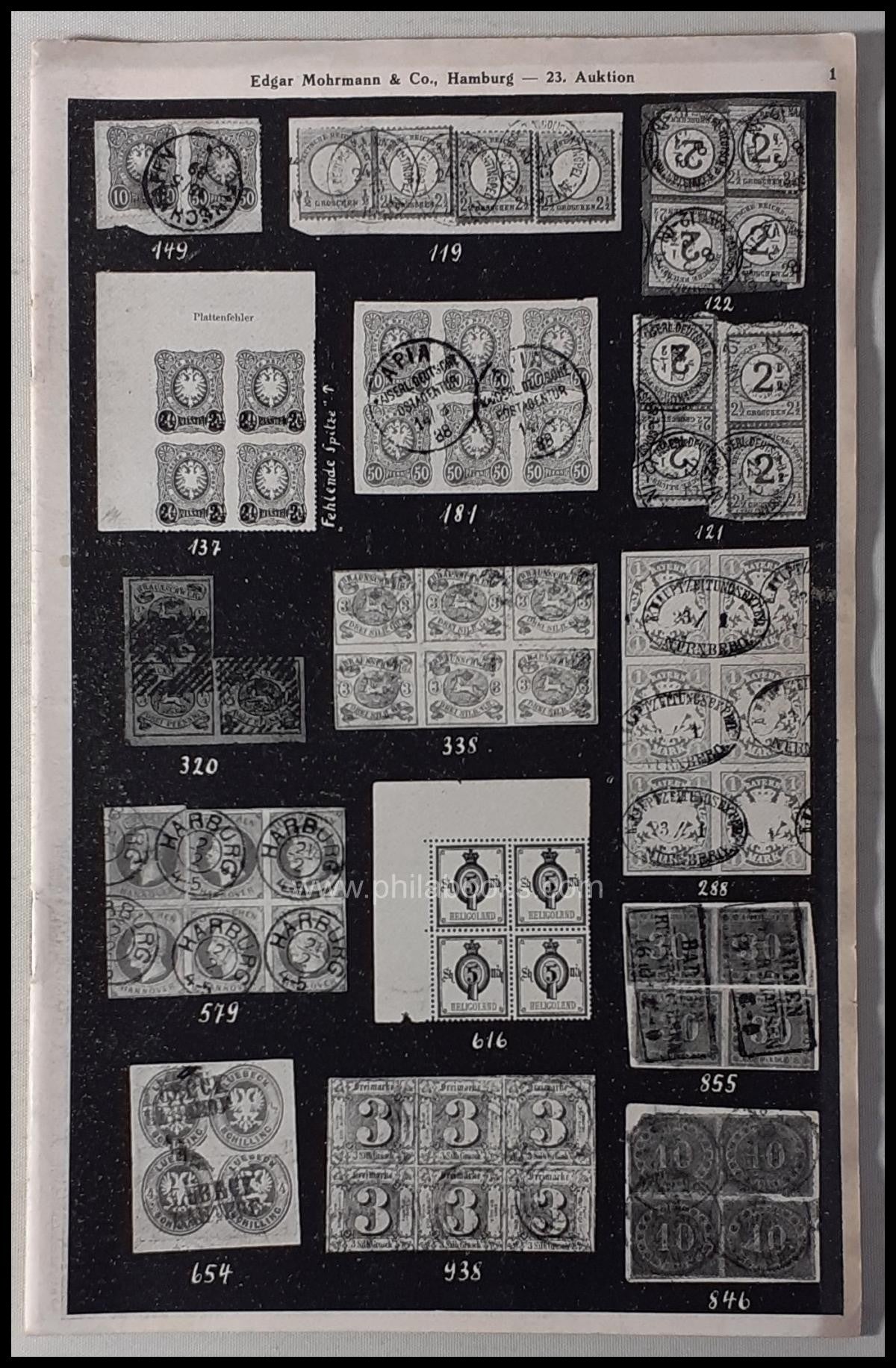 Mohrmann-München, Auktion 023, 1934-05