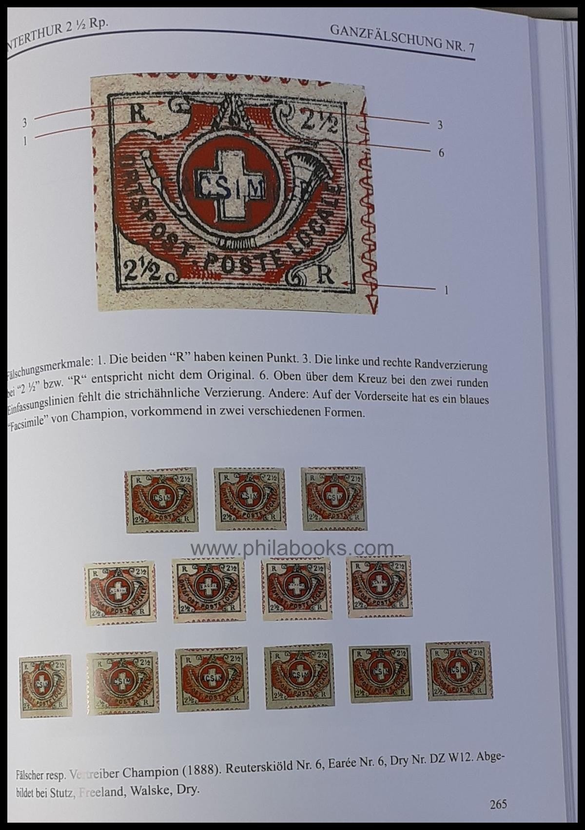 Schäfer, Richard: Kantonalmarken Schweiz, Echt-Falsch-Verfälscht,  ...