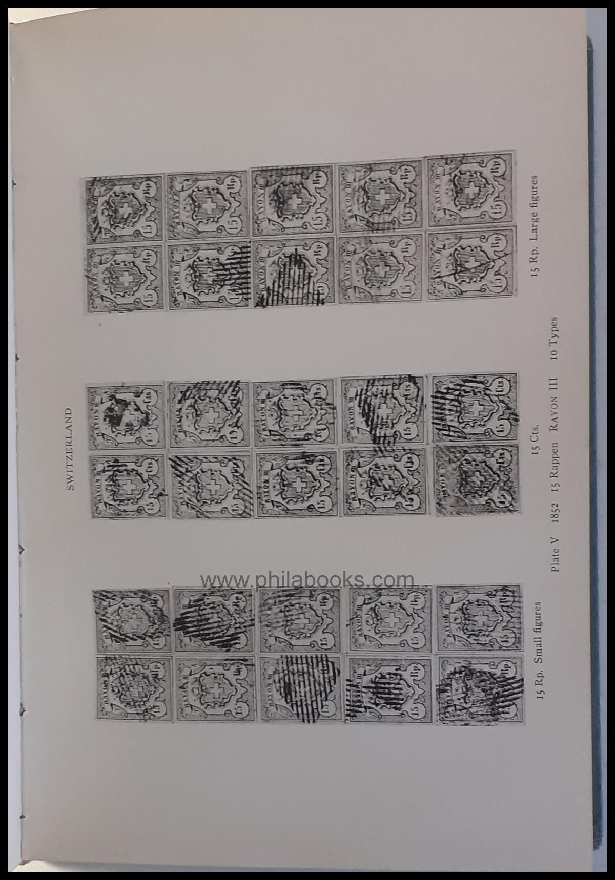 Zumstein, E., Handbook of the postage stamps of Switzerland with s ...