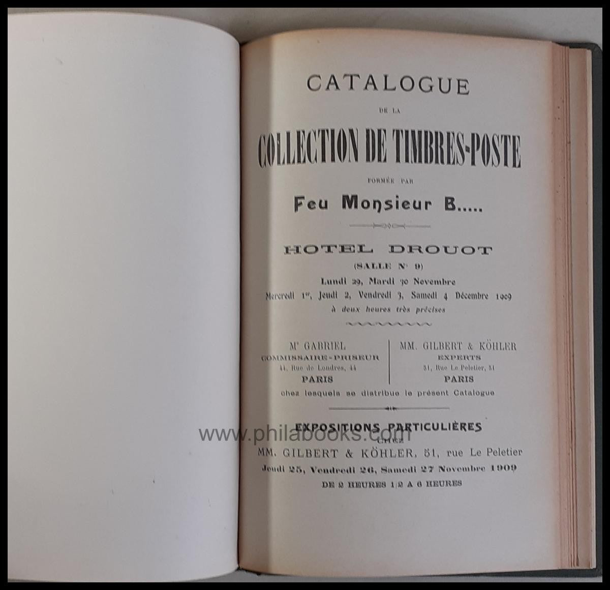Gilbert/Köhler, Auktion, 1909-03 'Mirabaud'
