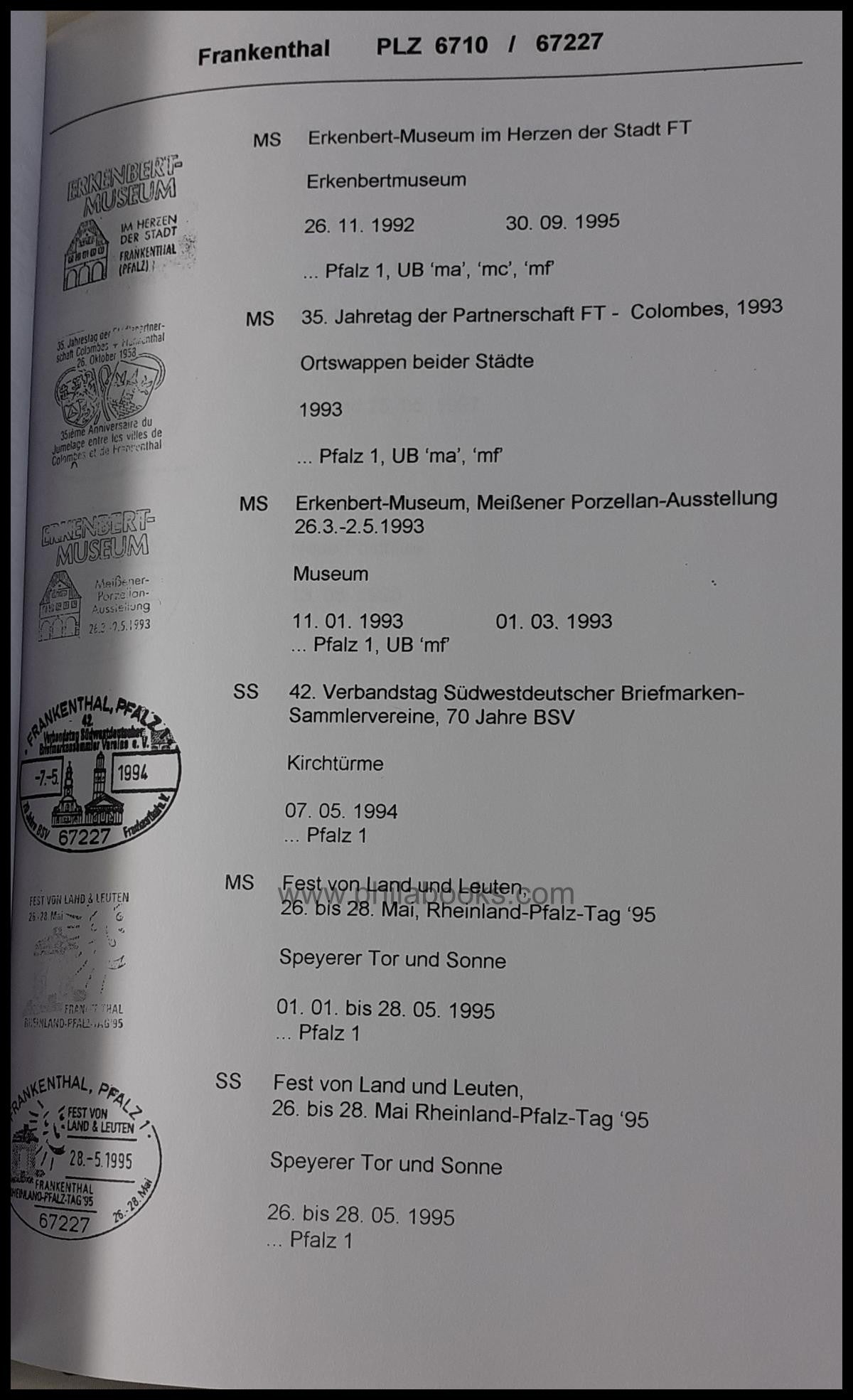 PFALZ: Philatelistischer Arbeitskreis Pfalz: Katalog und Handbuch  ...