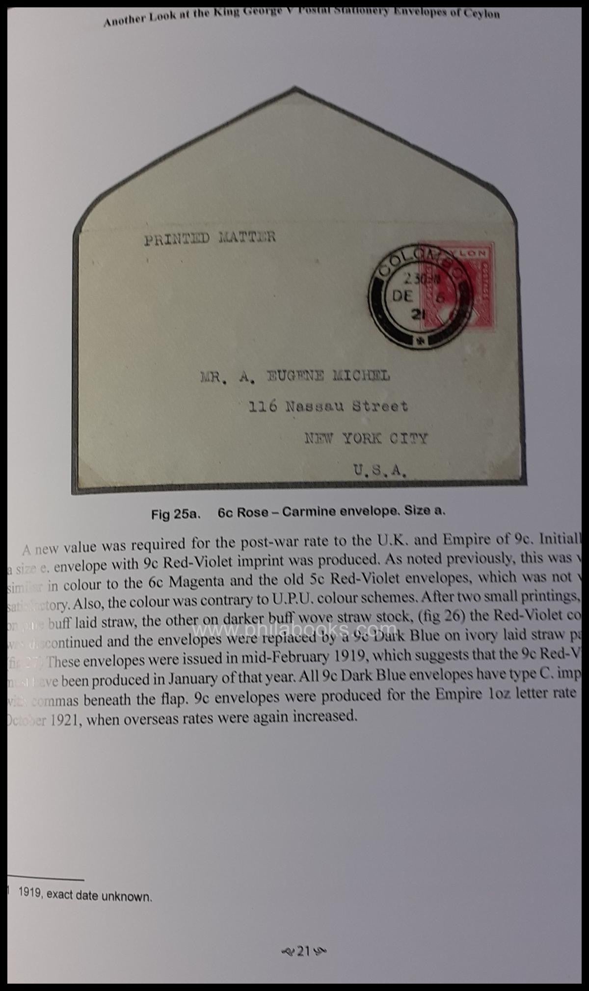 Winters, Graham: Ceylon Postal Stationery: Another Look at King Ge ...