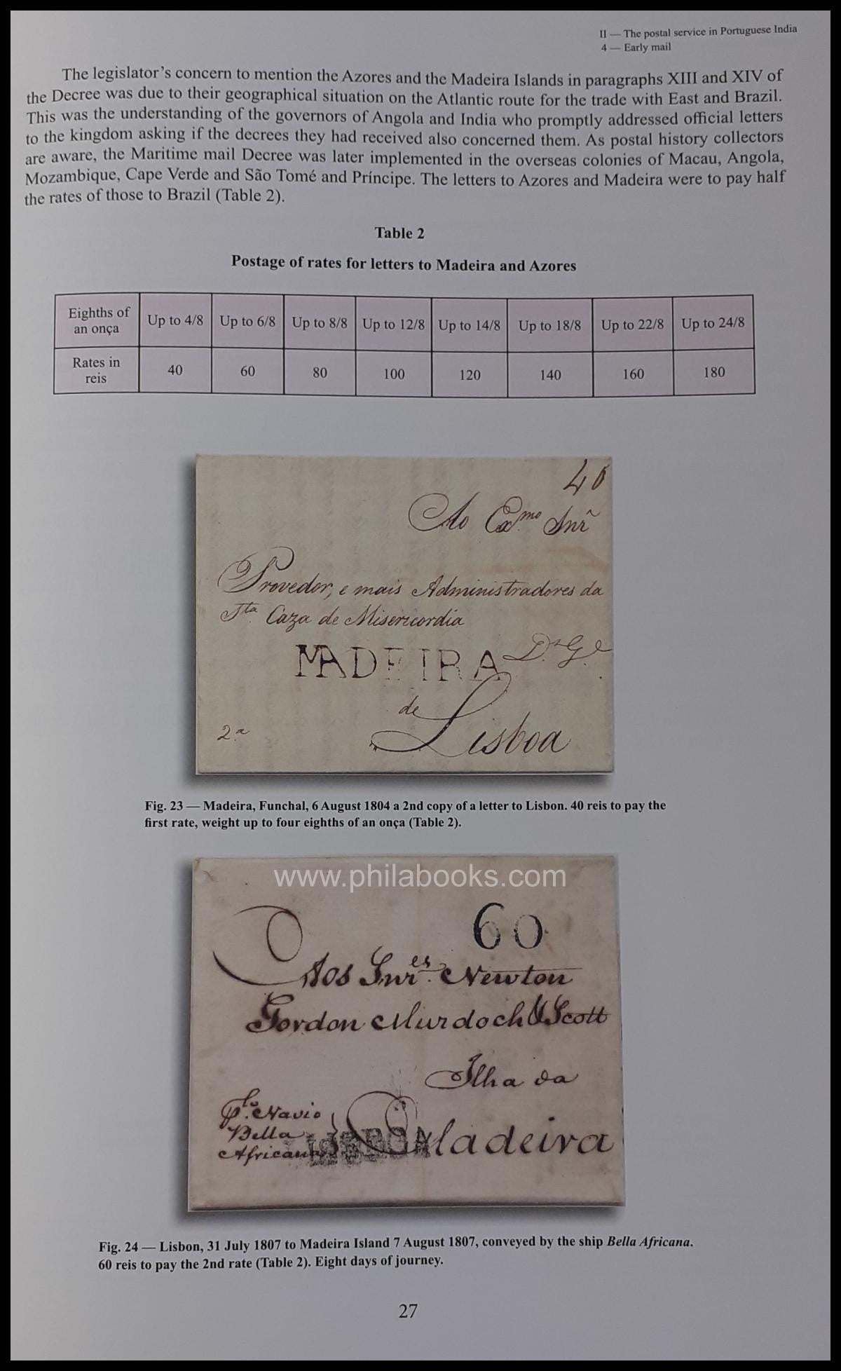 Barreiros, Luis & Eduardo: Portuguese India, Postal History and th ...