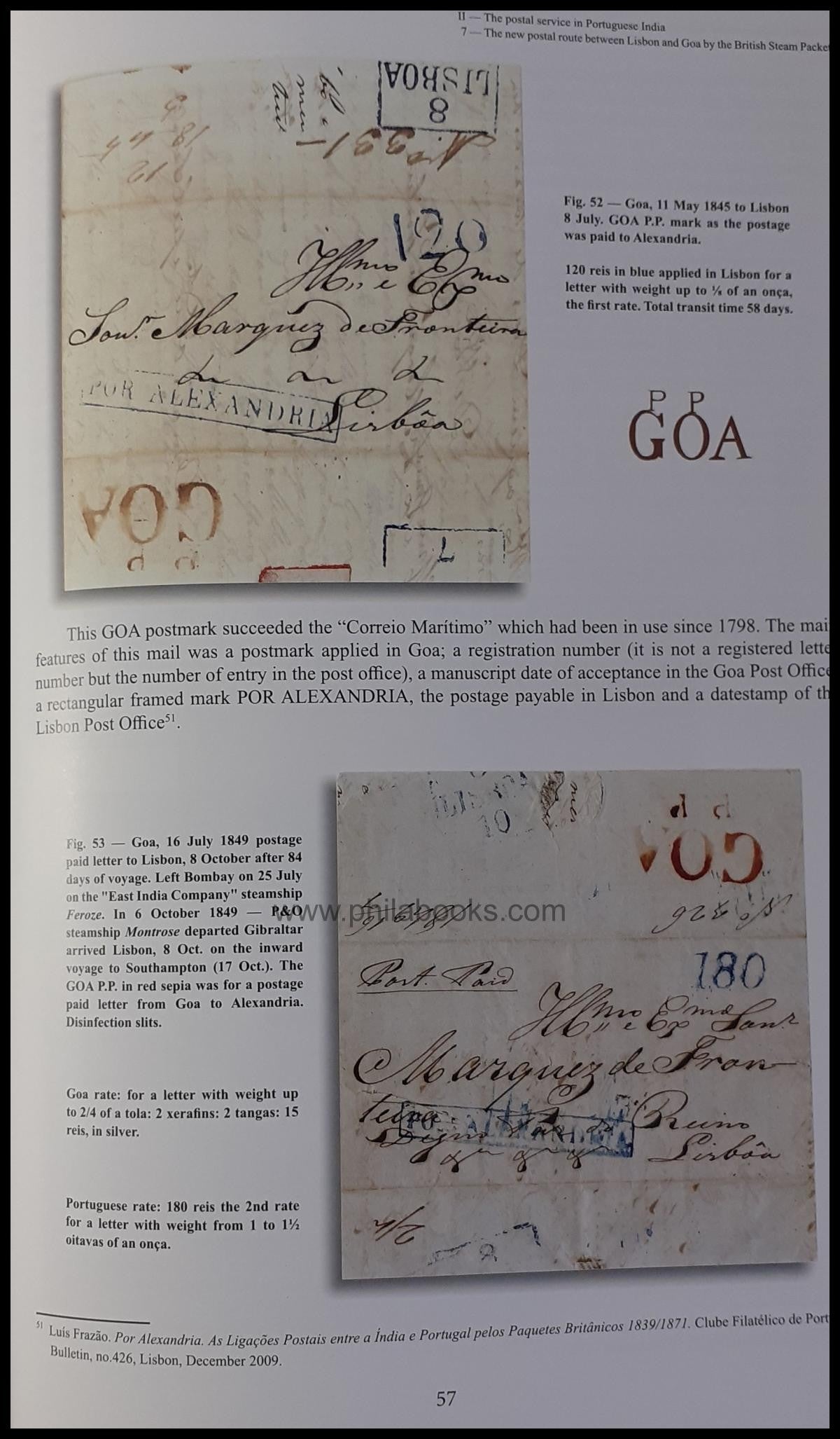 Barreiros, Luis & Eduardo: Portuguese India, Postal History and th ...